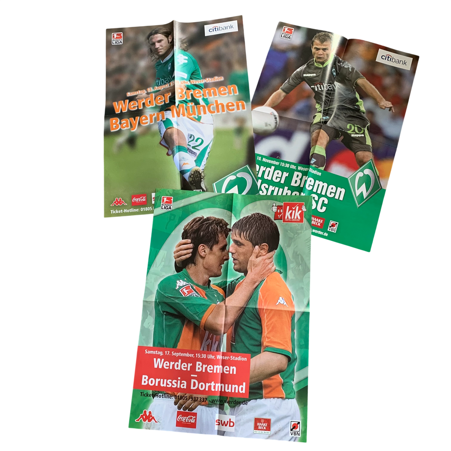 Mystery Werder Bremen Spieltagsplakat 2004-2009