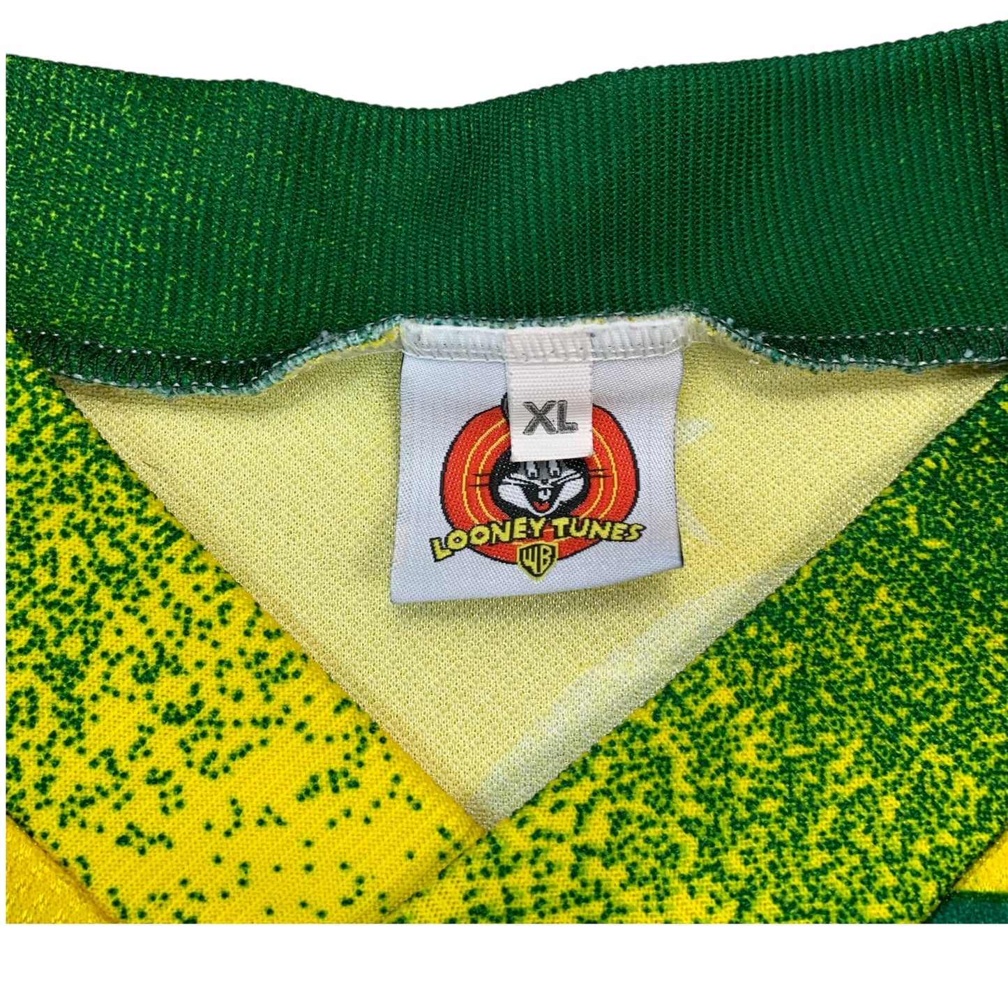 Vintage TAZ Brasilien Trikot Looney Tunes 2000 #9 (XL) Warner Bros