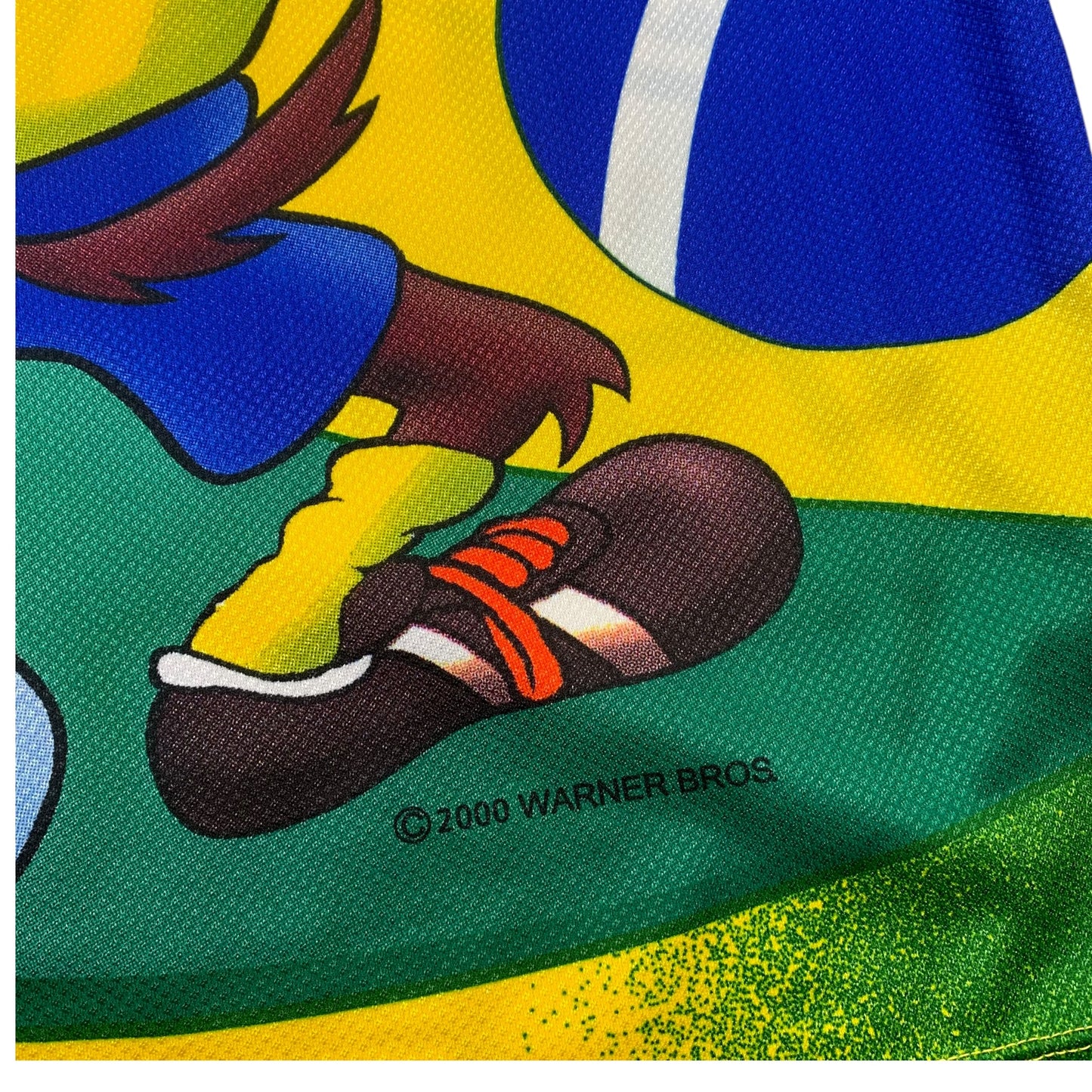 Vintage TAZ Brasilien Trikot Looney Tunes 2000 #9 (XL) Warner Bros