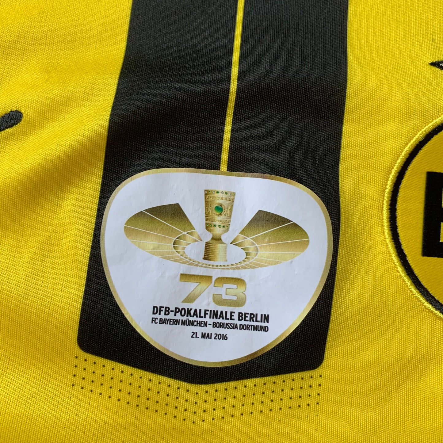 Borussia Dortmud Trikot 2016/17 Heim DFB Pokalfinale Bender #6 (XXXL) Puma