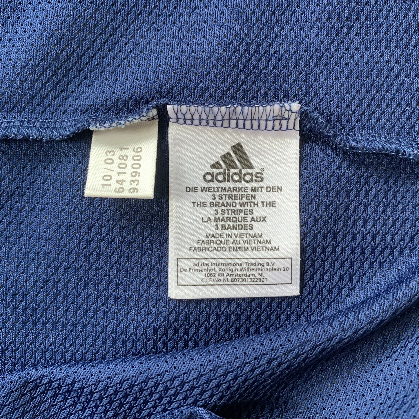 Frankreich Trainingsshirt EM 2004 (S) Adidas