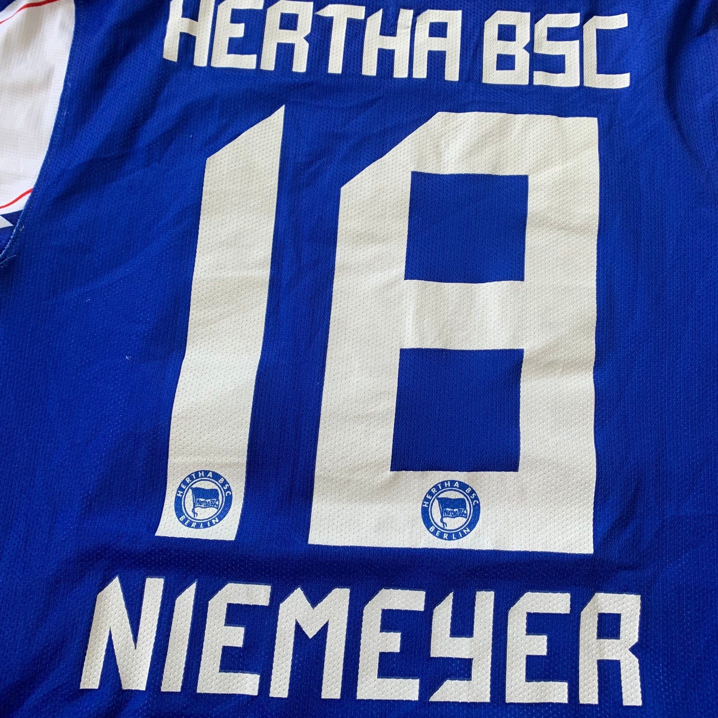 Hertha BSC Trikot 2010/11 Heim 'matchprepared' Niemeyer #18 (L) Nike