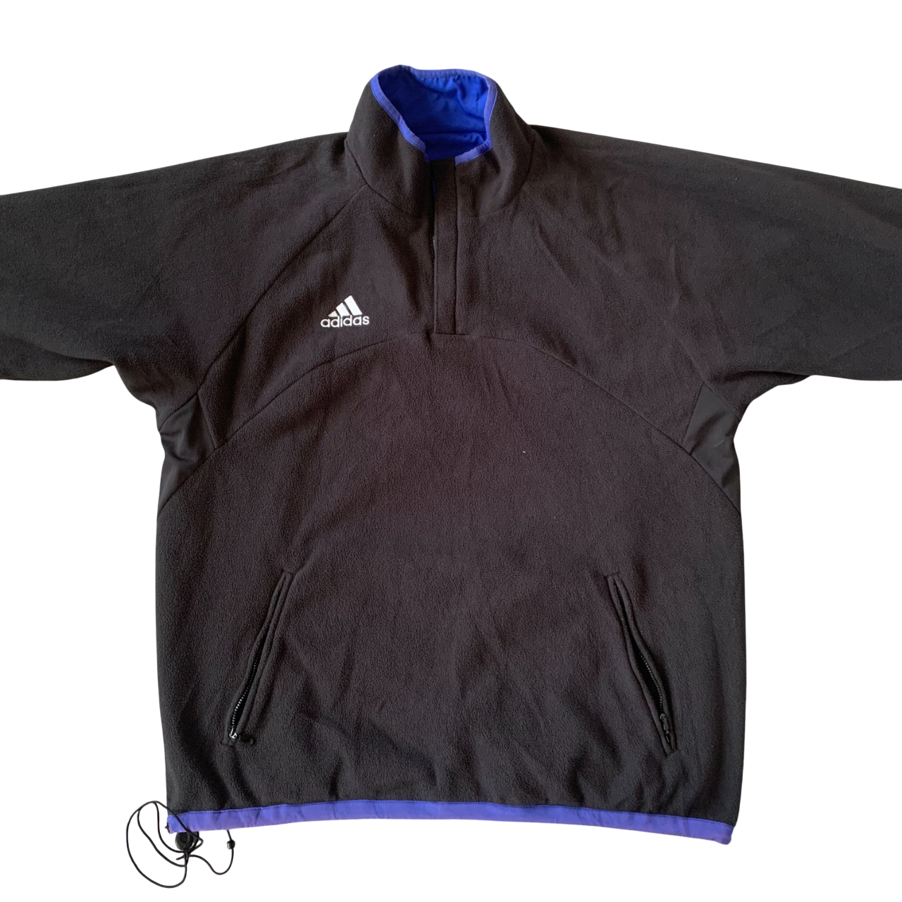 FC Schalke 04 Fleece Pullover 2002/03 'reversible' (M) Adidas