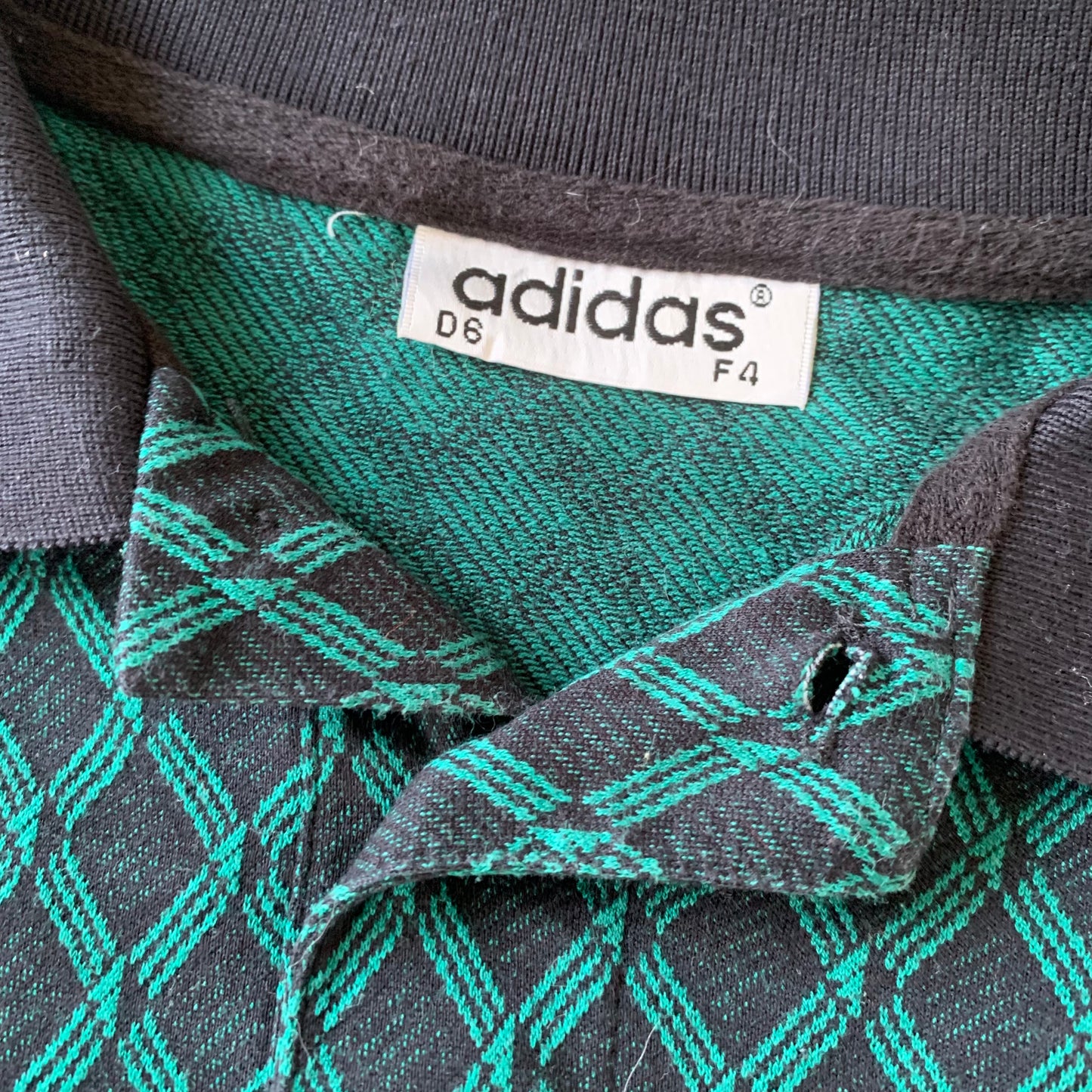 DFB Deutschland Polo Shirt 'Keine Macht den Drogen' 90s (M) Adidas