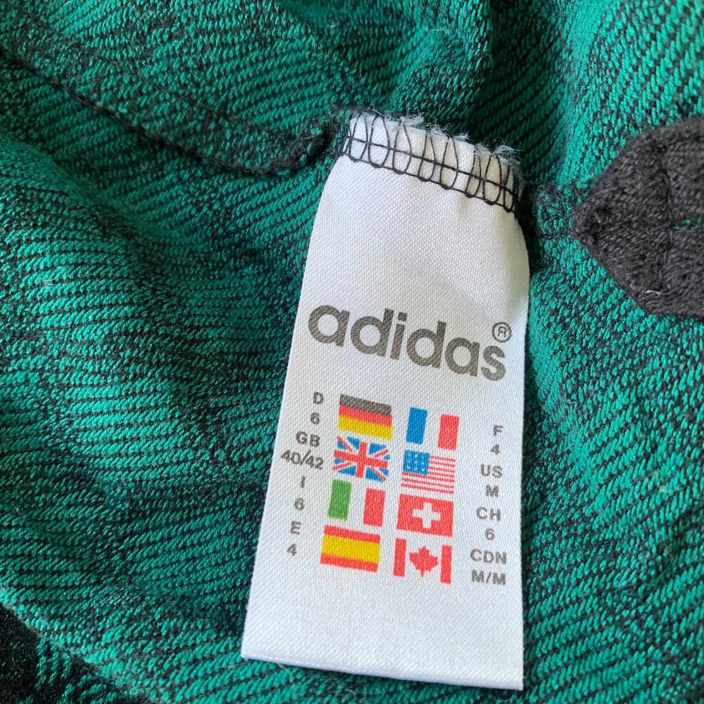 DFB Deutschland Polo Shirt 'Keine Macht den Drogen' 90s (M) Adidas