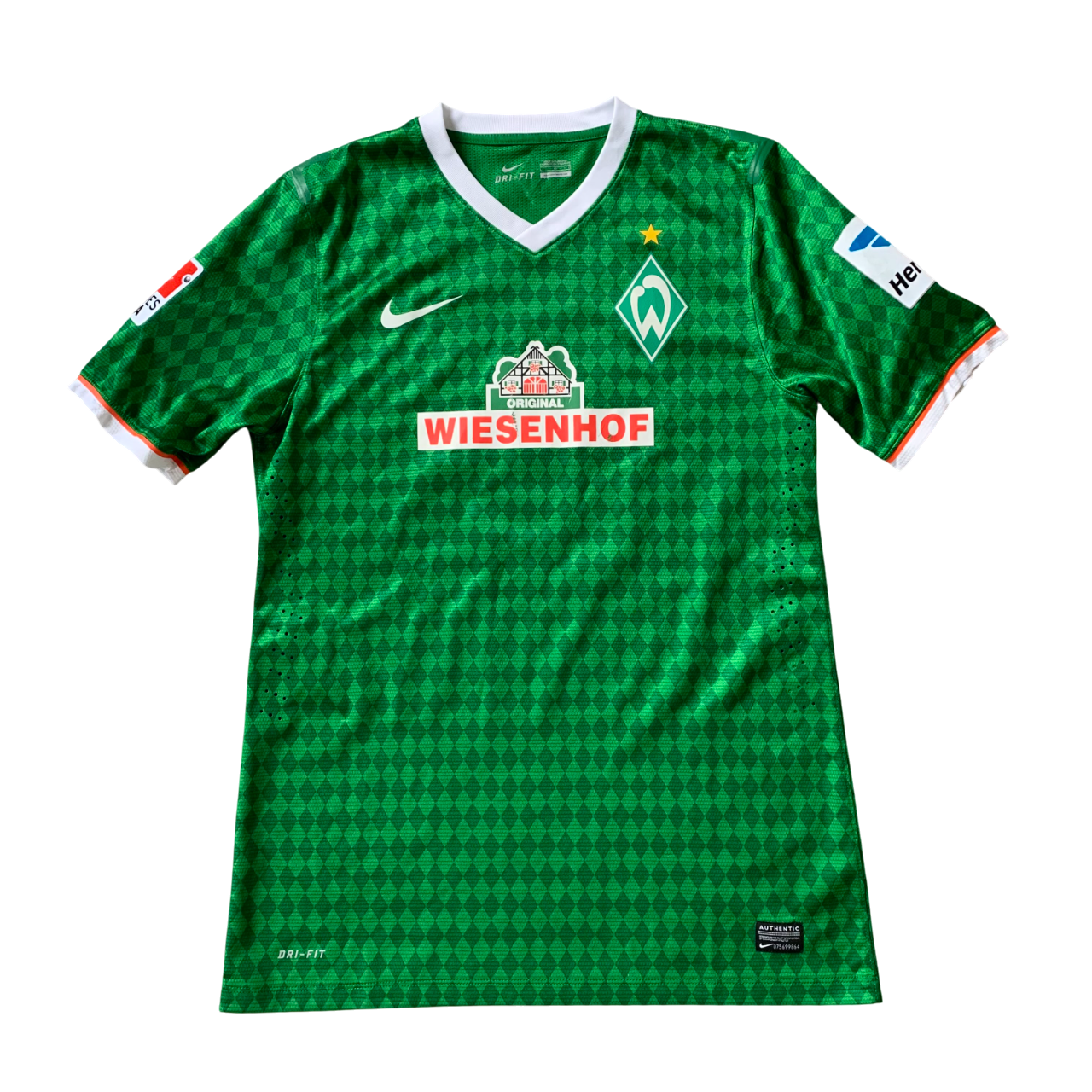 Werder Bremen Trikot 2013/14 Heim 'match prepared' Hunt #14 (L) Nike