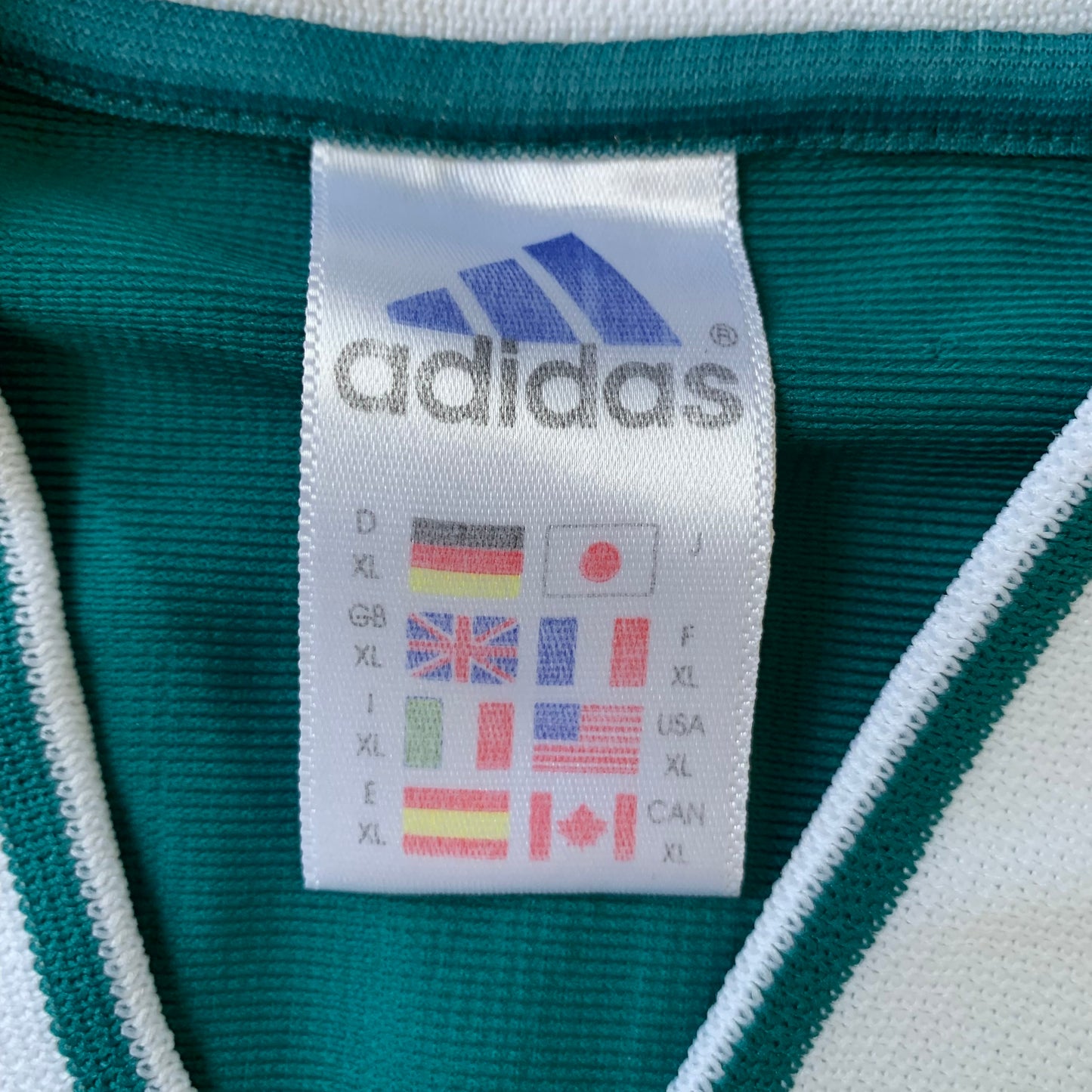 DFB Deutschland Spielertrikot Frauen 1999 Auswärts Jones #4 (XL) Adidas