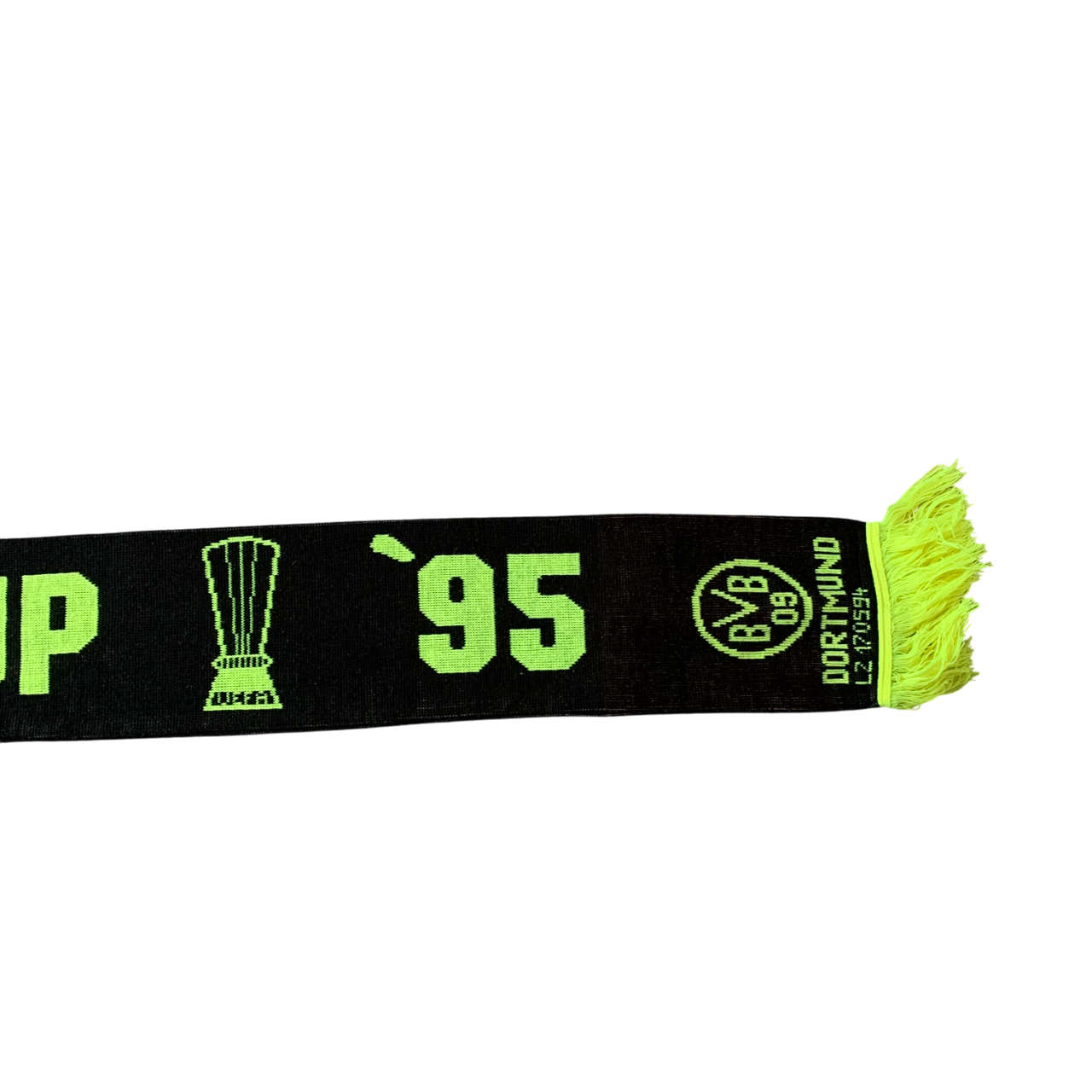 Vintage Borussia Dortmund Schal 90s 'UEFA CUP 1995'