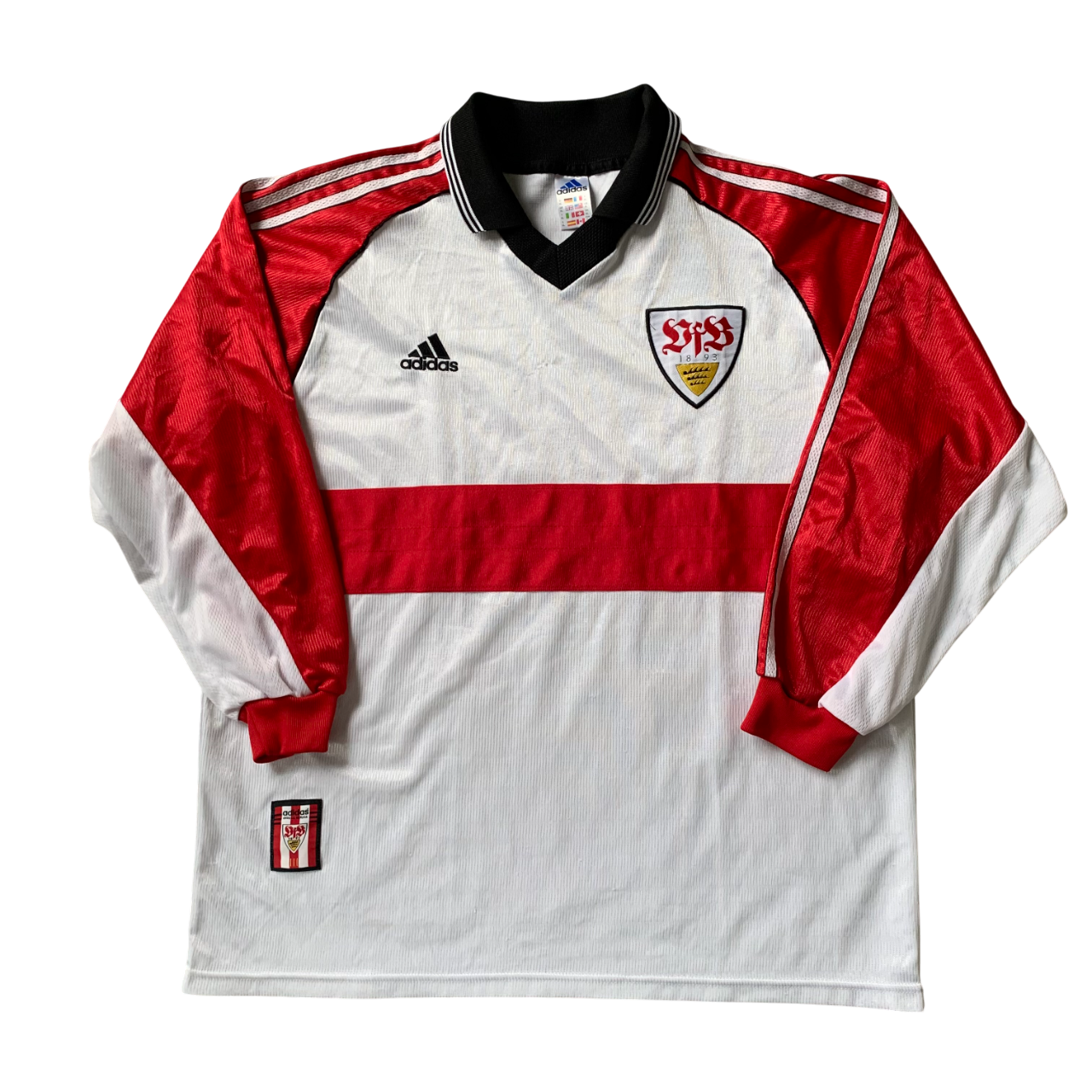VfB Stuttgart Trikot 1998/99 Heim Langarm (XL) Adidas