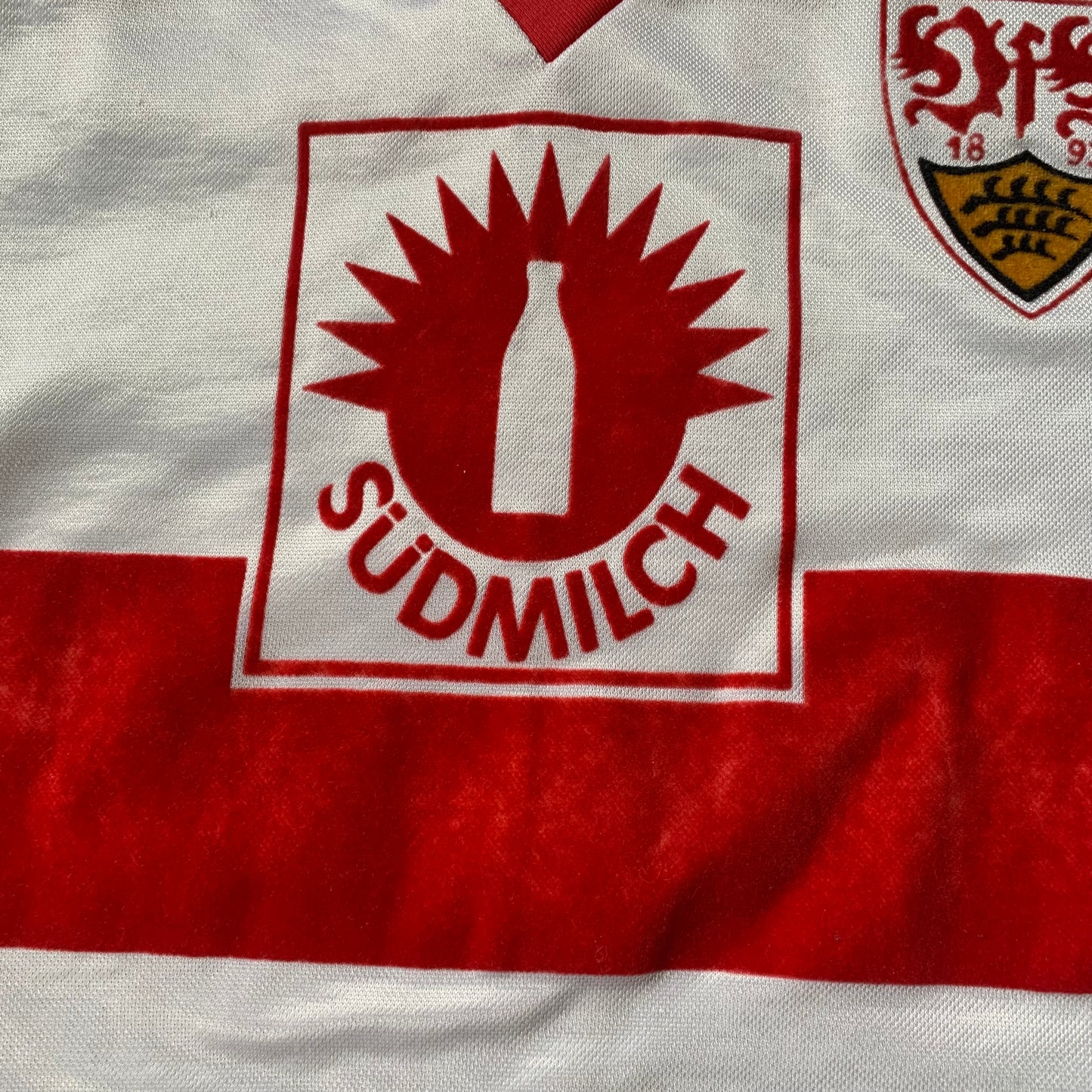 VfB Stuttgart Trainingsshirt 1987-88 (S) Rhoa-Sport