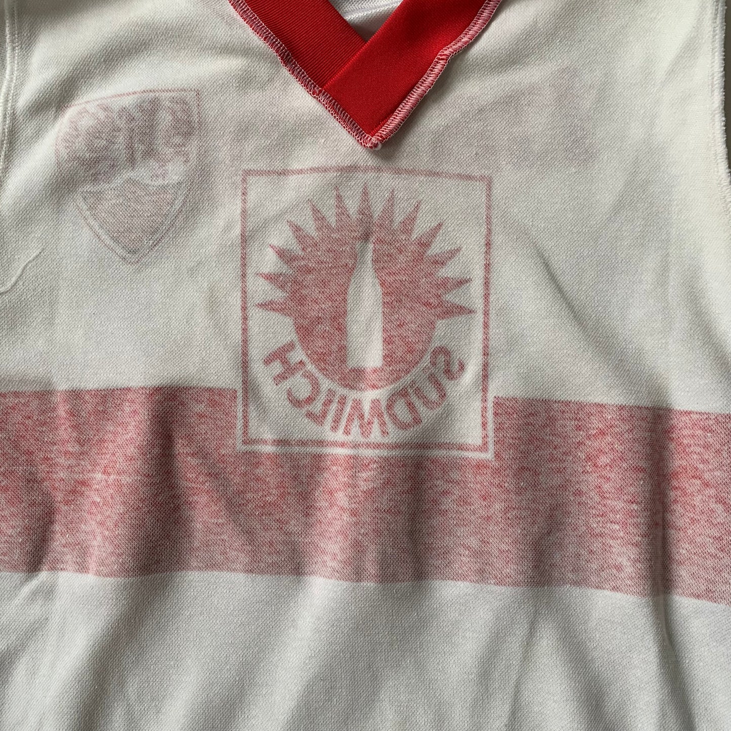 VfB Stuttgart Trainingsshirt 1987-88 (S) Rhoa-Sport