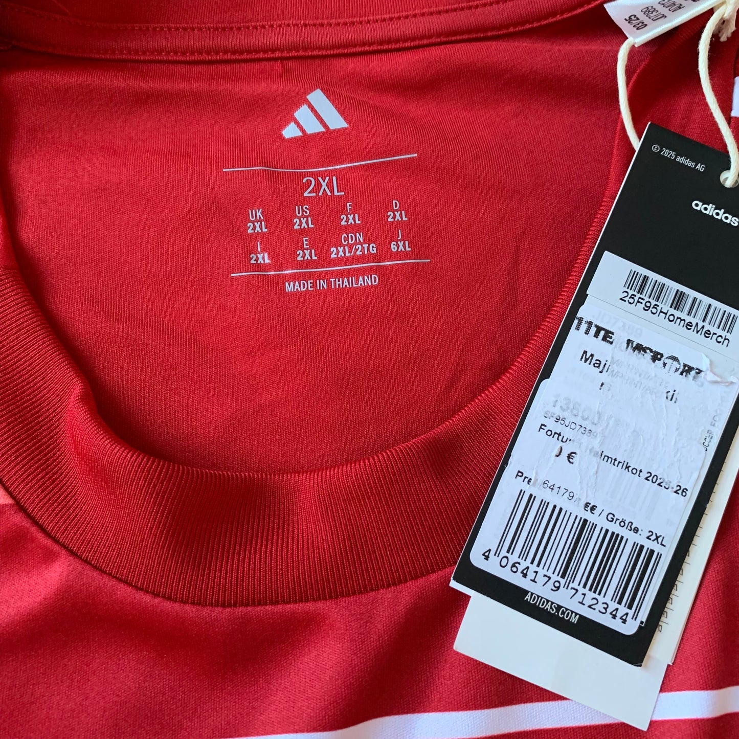 Fortuna Düsseldorf Trikot 2025/26 Heim (XXL) Adidas
