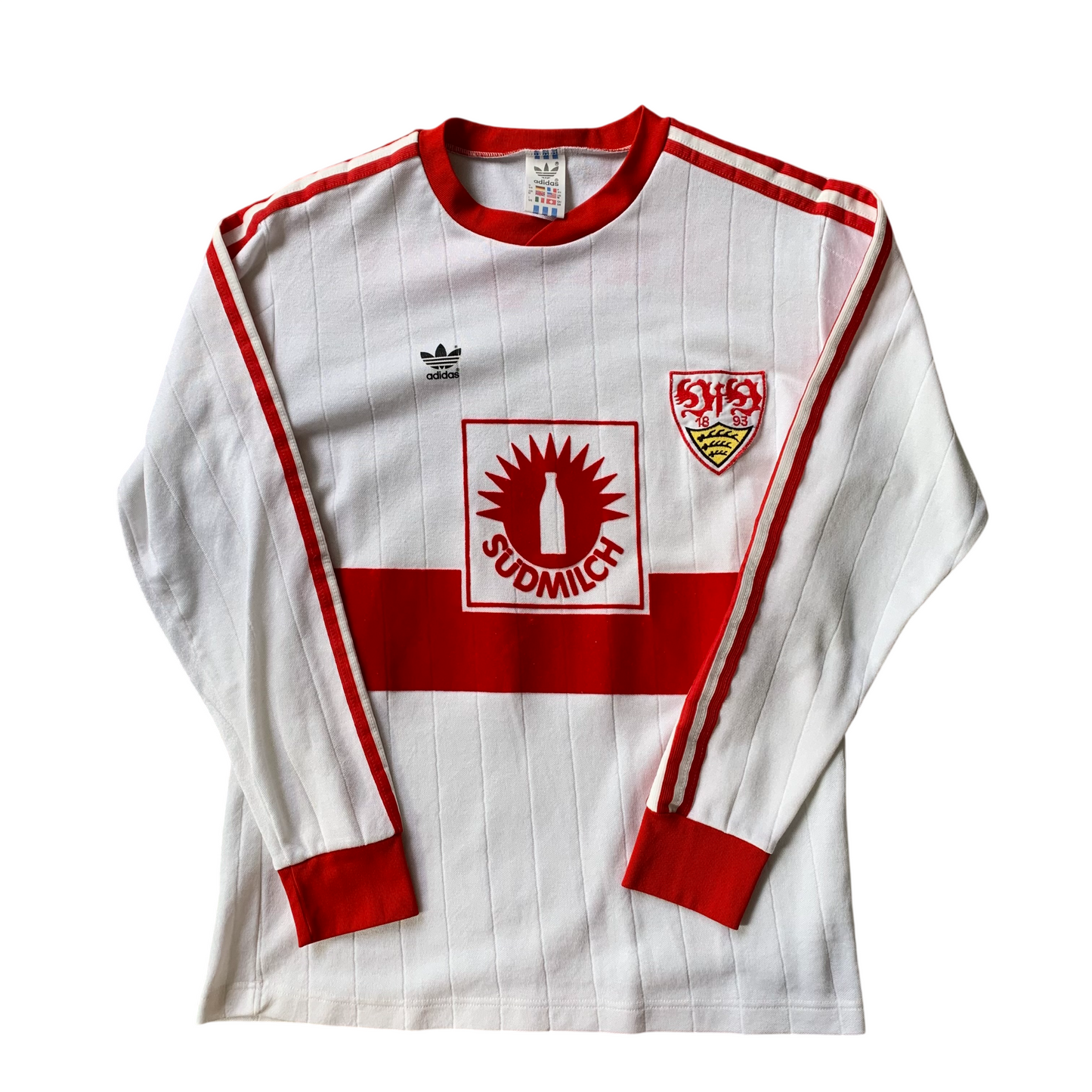 VfB Stuttgart Trikot 1989/90 Heim Langarm (M) Adidas