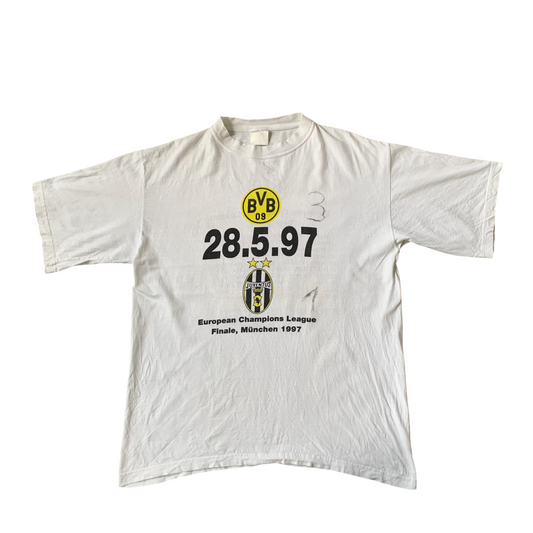 Vintage Borussia Dortmund Shirt Champions League Finale 1997 (L)