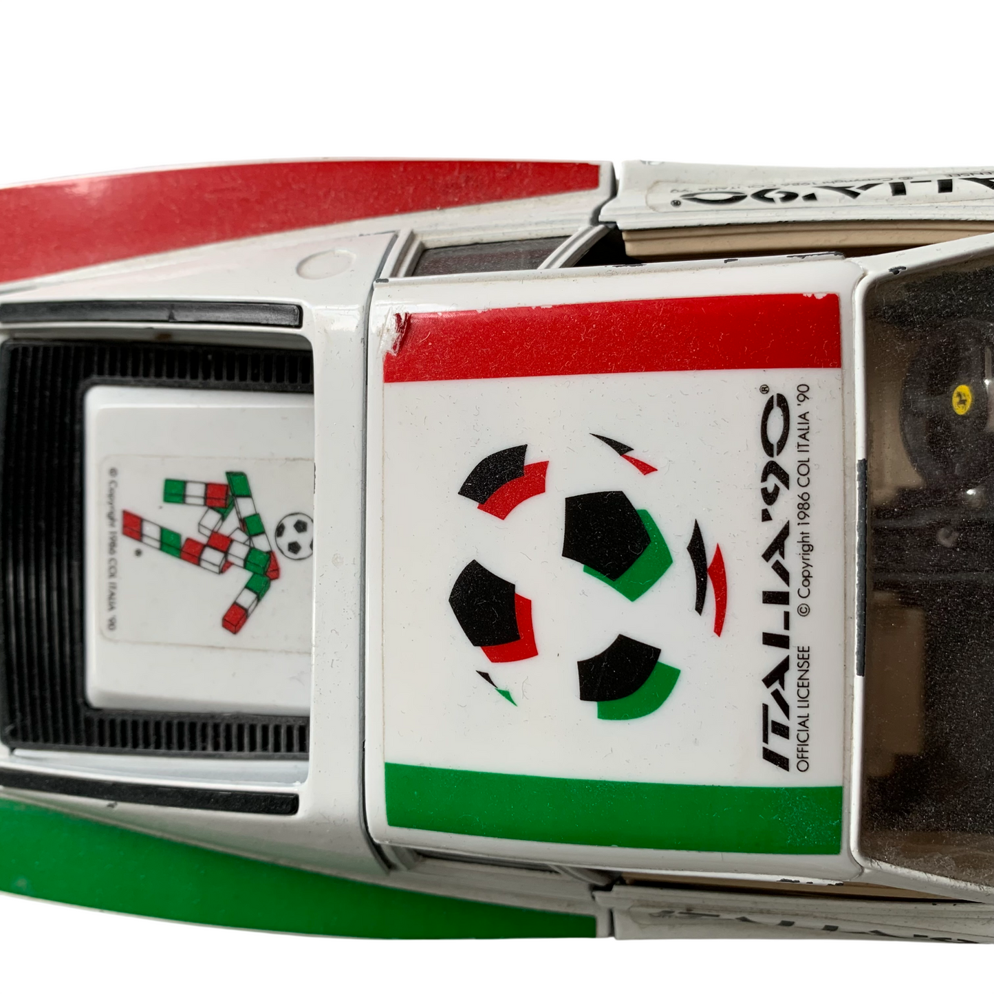 Italia 90 Ferrari Testarossa Modellauto WM 1990