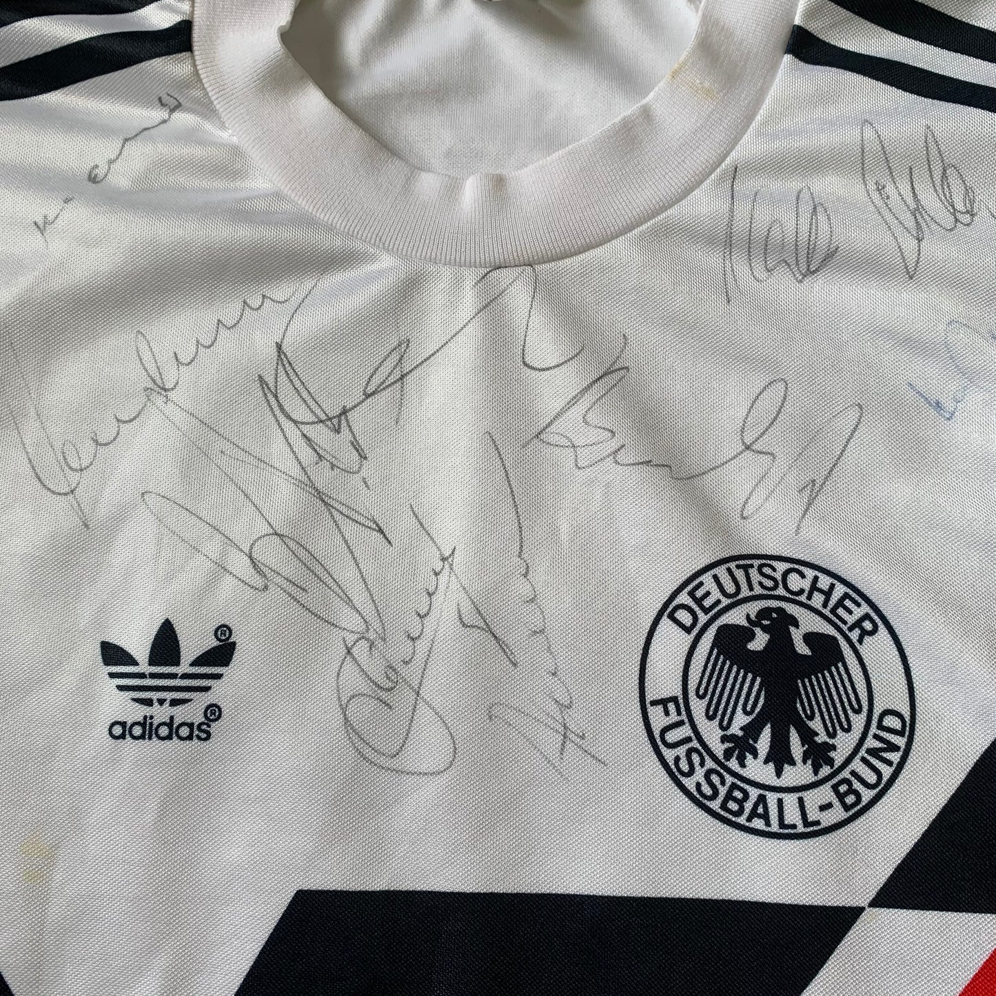 DFB Deutschland Trikot WM 1990 Heim Langarm (M) Adidas
