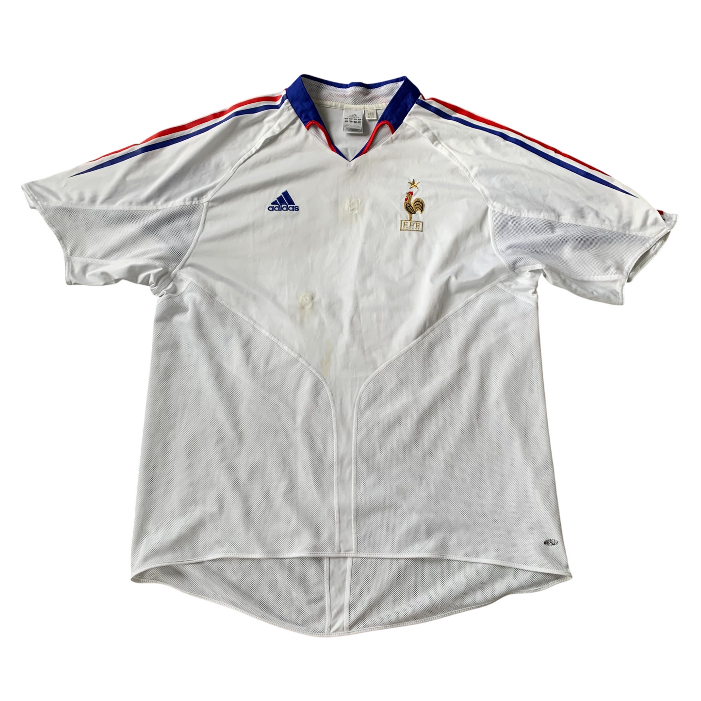 Frankreich Trikot EM 2004 Auswärts Zidane #10 (XXL) Adidas