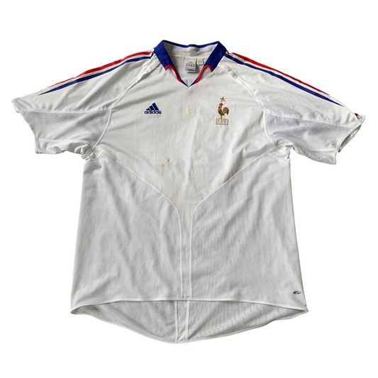 Frankreich Trikot EM 2004 Auswärts Zidane #10 (XXL) Adidas