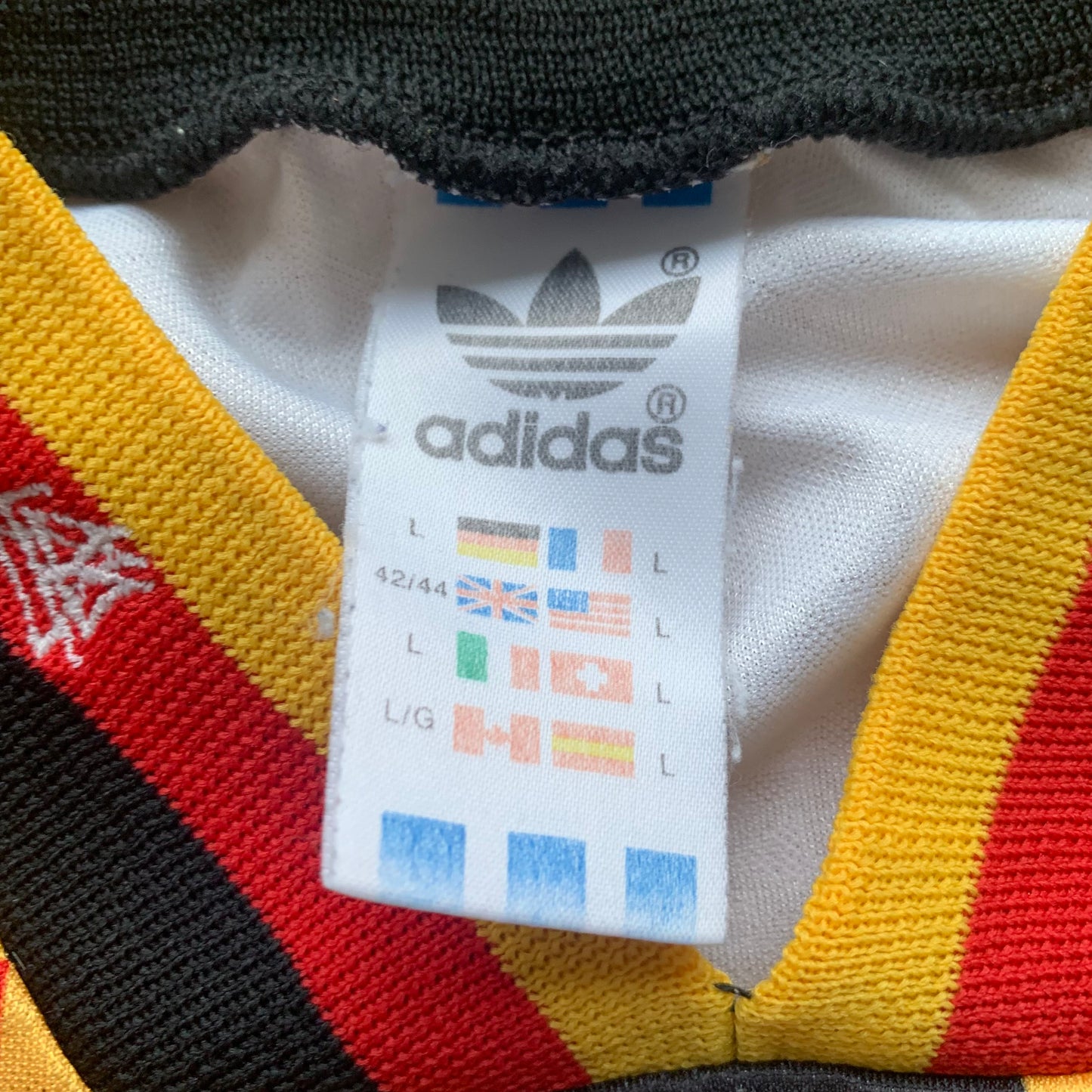DFB Deutschland Trikot WM 1994 Heim #9 (L) Adidas