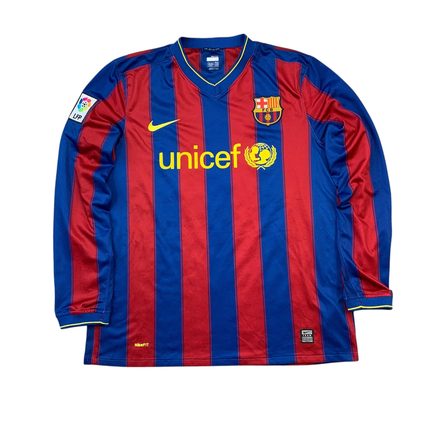 Barcelona Trikot 2009/10 Heim Langarm (L) Nike