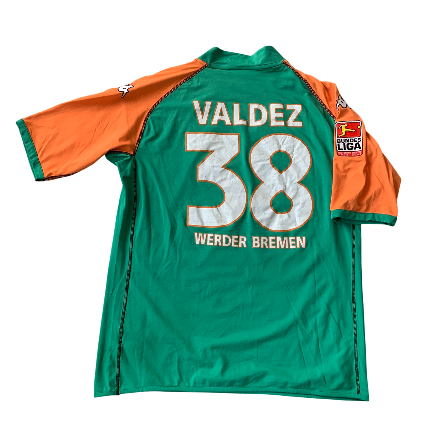 Werder Bremen Trikot 2004/05 Heim Valdez #38 (XXXXL) Kappa