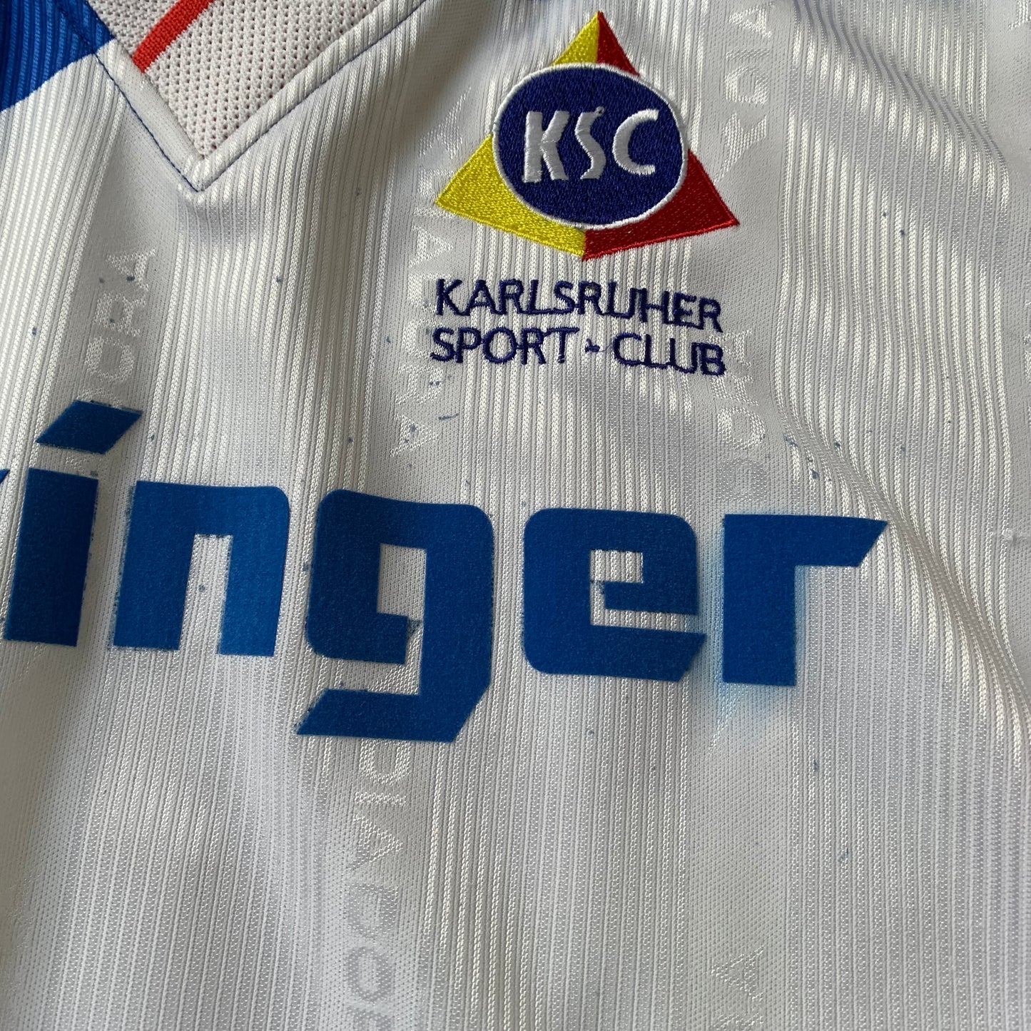 Karlsruher SC Trikot 1999/00 Heim #5 (XL) Diadora