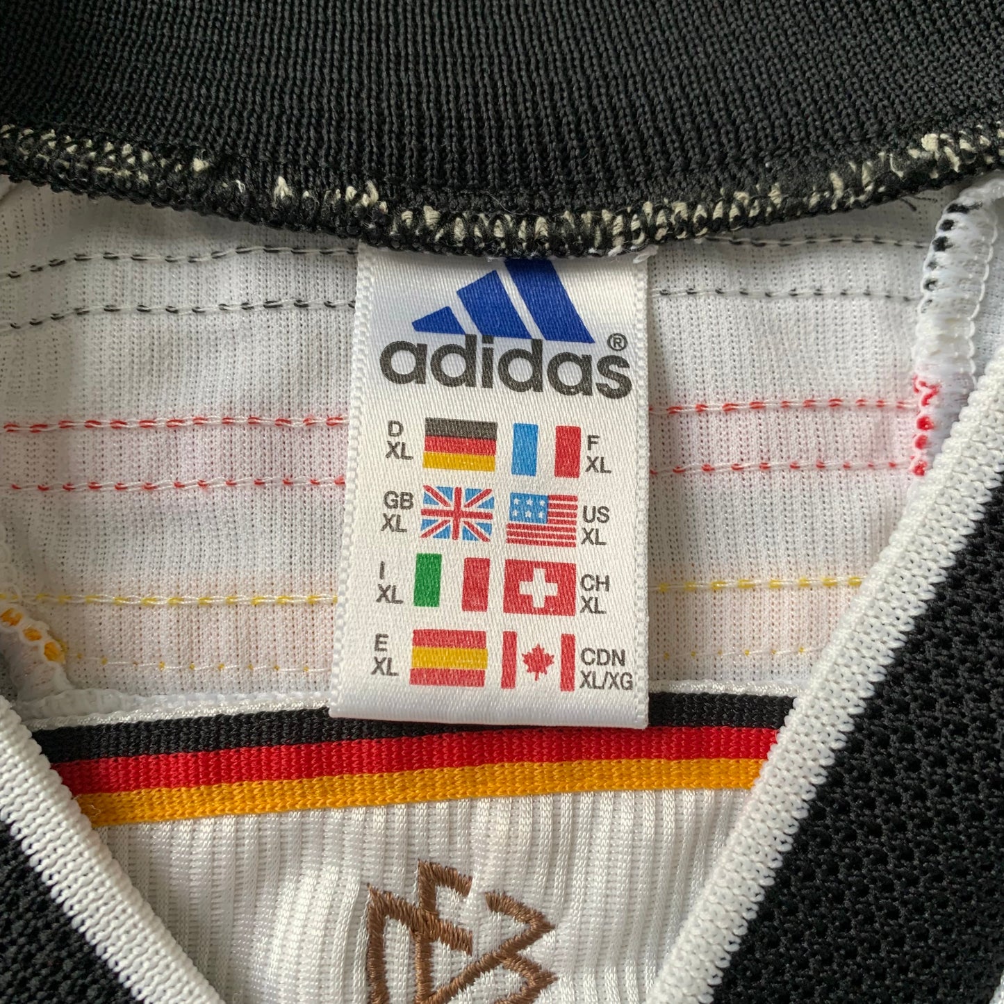 DFB Deutschland Trikot WM 1998 Heim #14 (XL) Adidas
