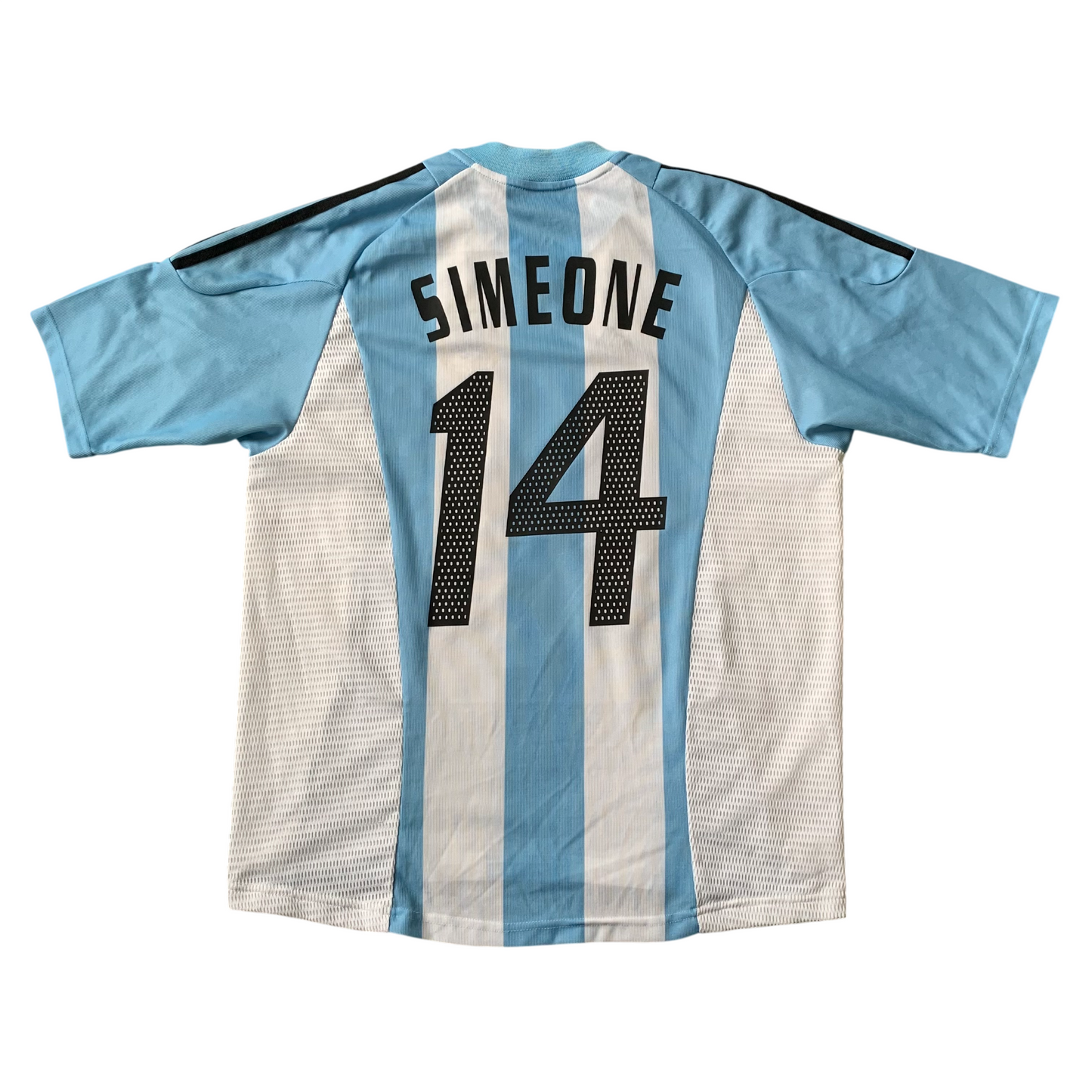 Argentinien Trikot WM 2002 Heim Simeone #14 (L) Adidas
