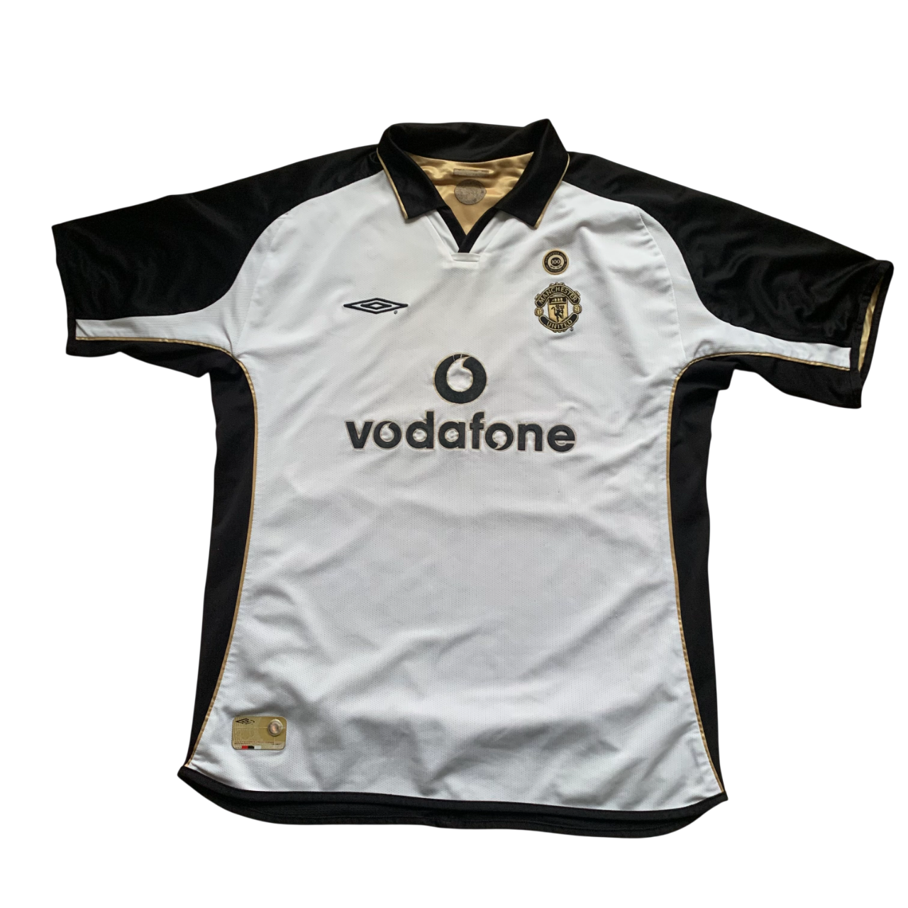 Manchester United Trikot 2001/02 Centenary Solskjaer #20 (XL) Umbro