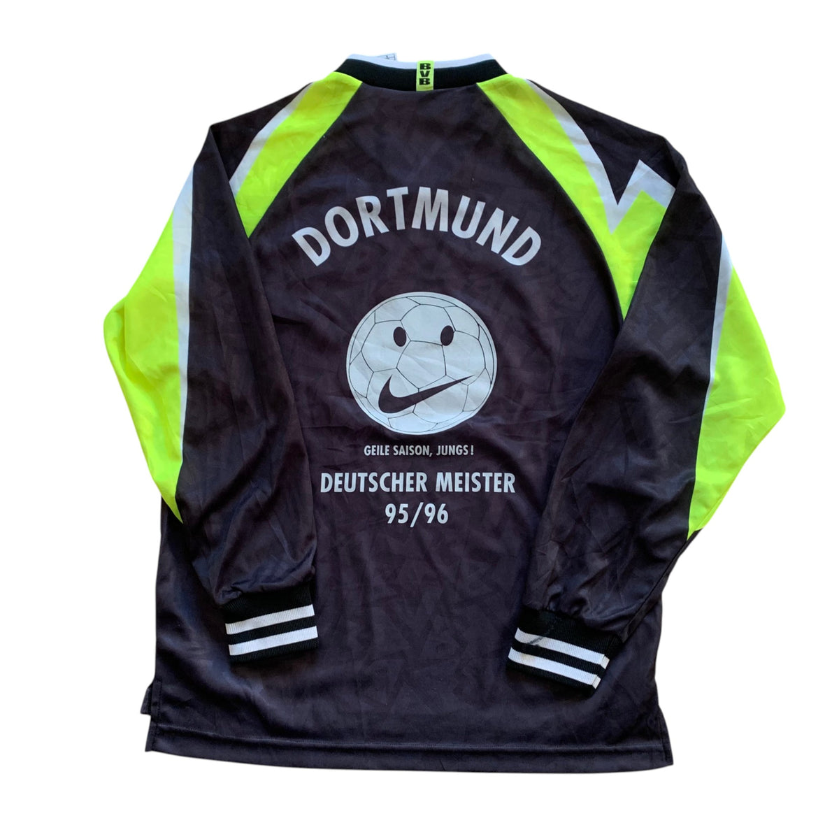 Borussia Dortmund Trikot 1995/96 Auswärts Langarm Sondertrikot (XL) Nike