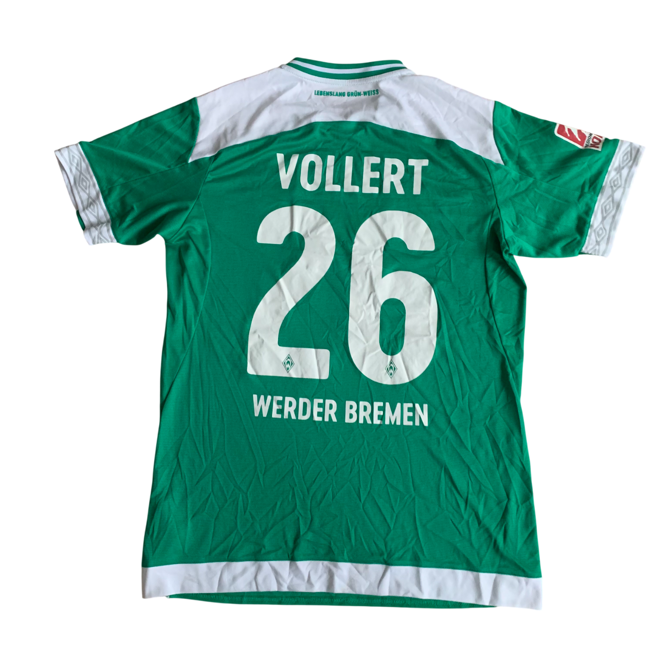 Werder Bremen II Trikot 2018/19 Heim Vollert #26 matchworn (L) Umbro