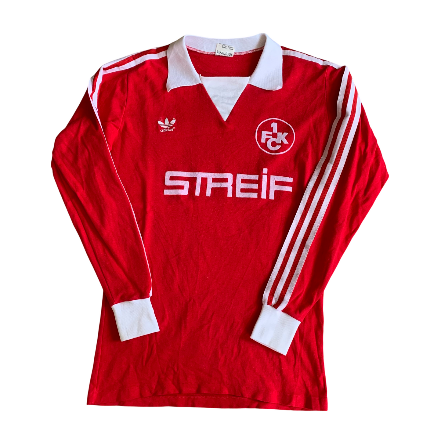 1. FC Kaiserslautern Trikot 1980/81 Heim Langarm (M) Adidas