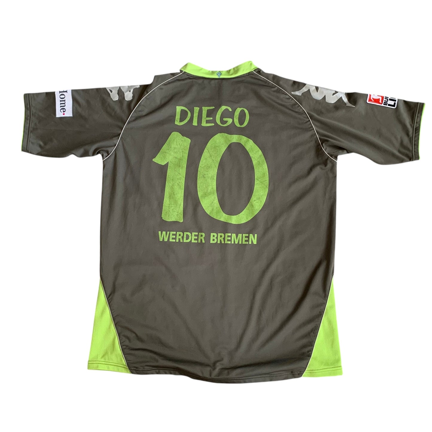 Werder Bremen Trikot 2007/08 Auswärts Diego #10 (XXL) Kappa