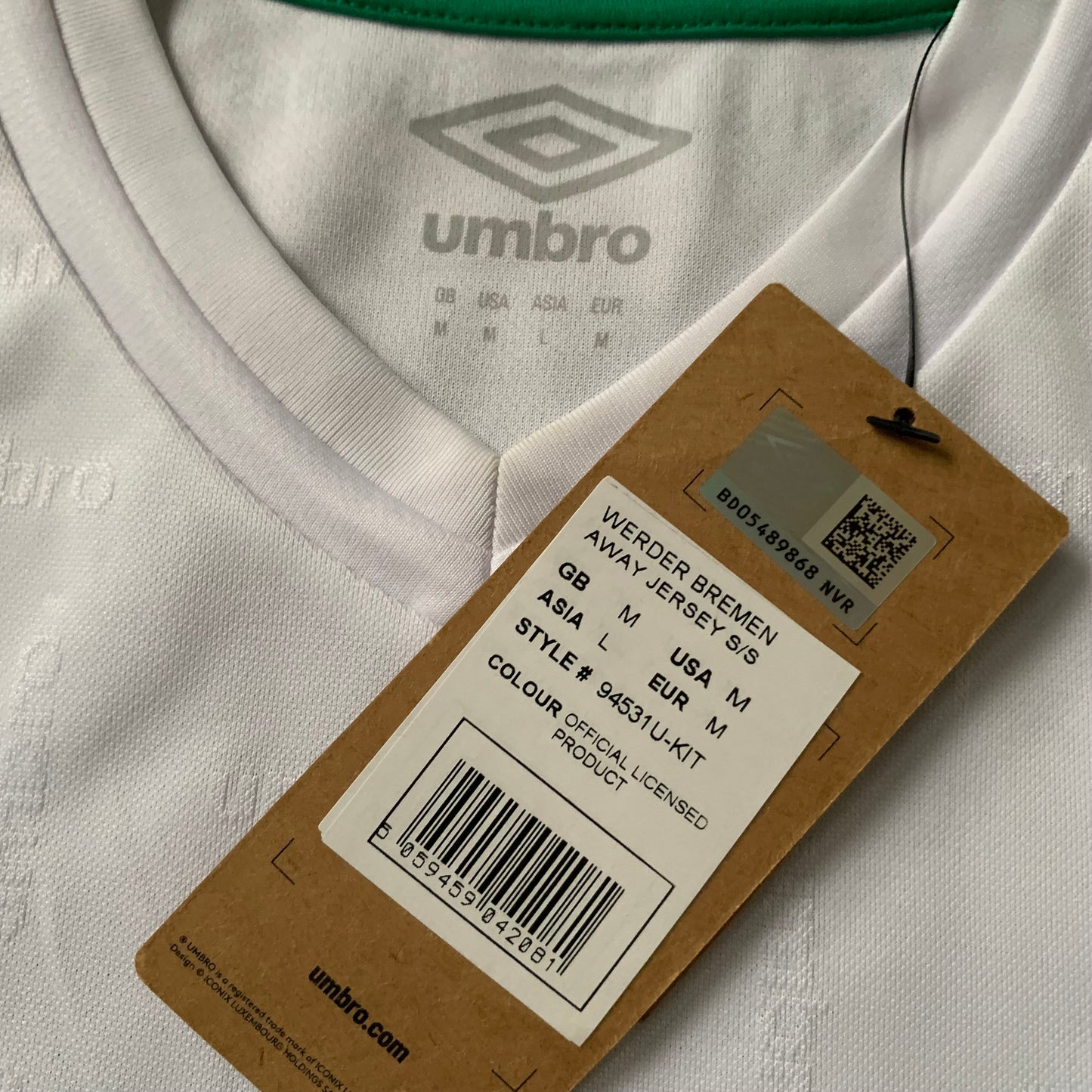 Werder Bremen Trikot 2021/22 Auswärts (M) Umbro