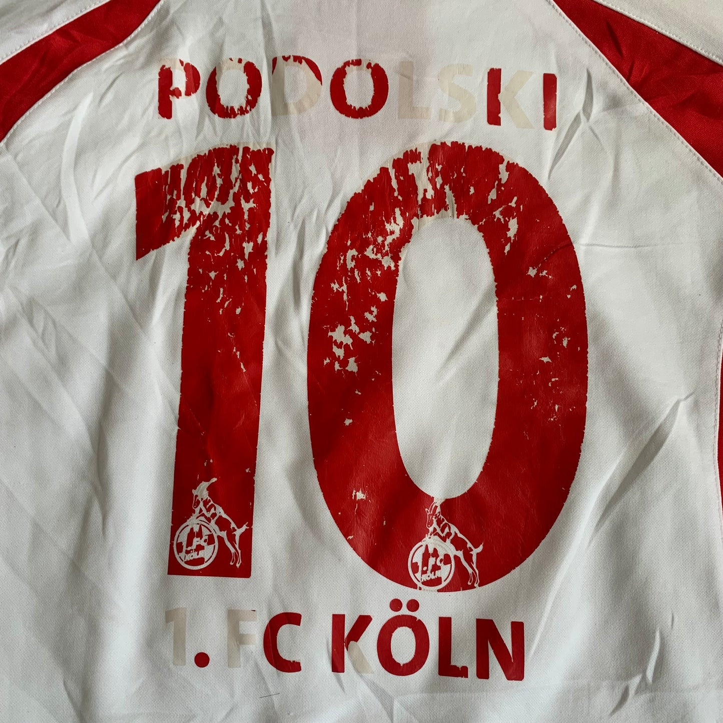 1. FC Köln Trikot 2004/05 Auswärts Podolski #10 (S) Saller