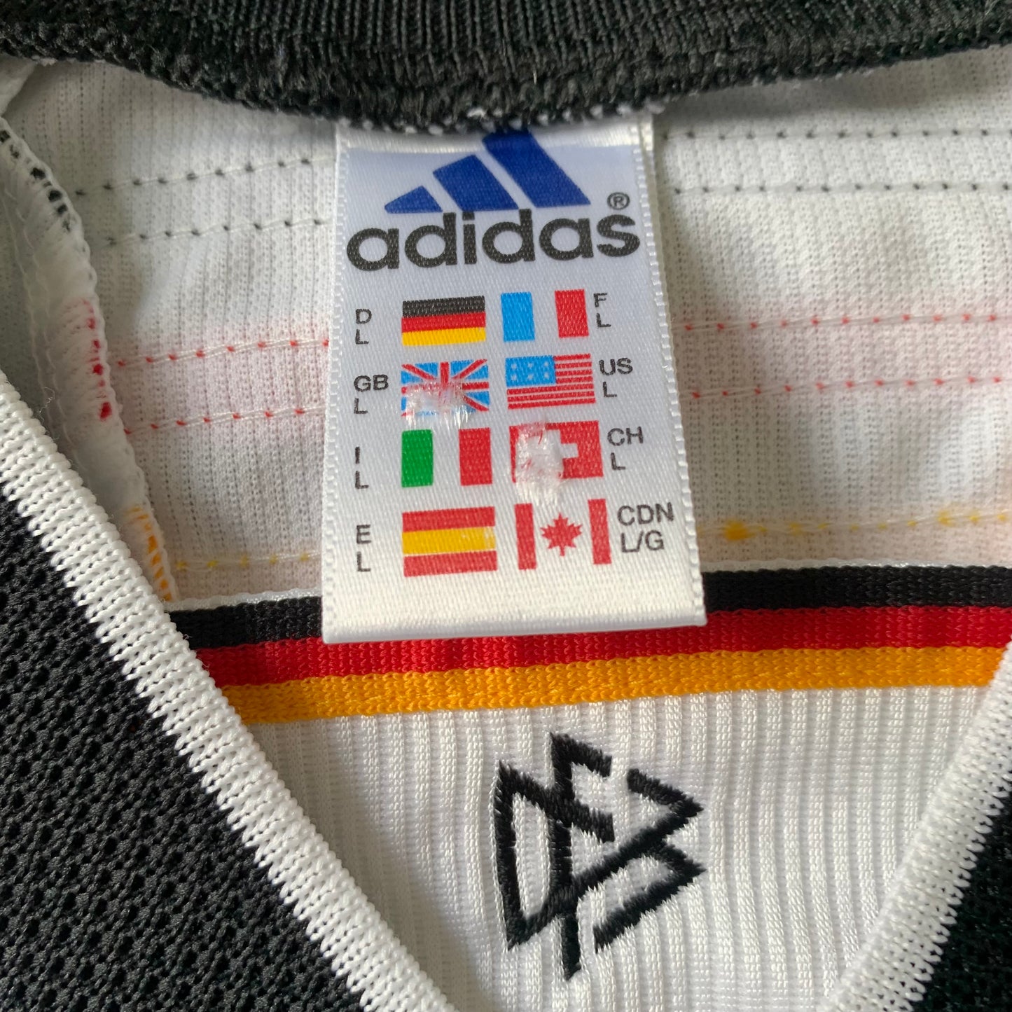 DFB Deutschland Trikot WM 1998 (L) Adidas