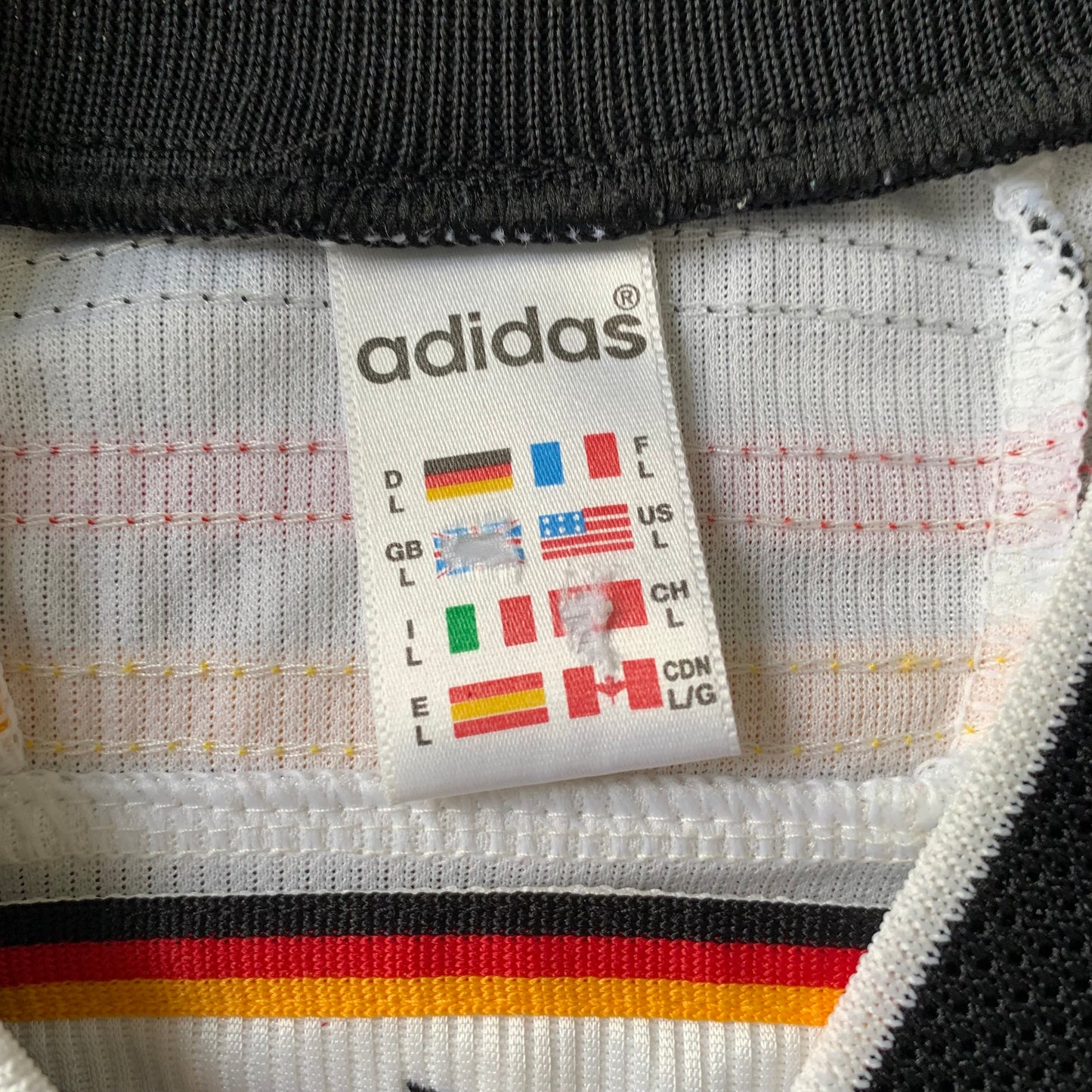 DFB Deutschland Trikot WM 1998 Heim (L) Adidas