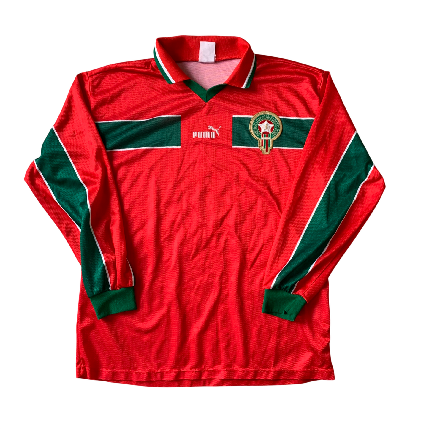 Marokko Trikot 1998 Heim Langarm (M) Puma