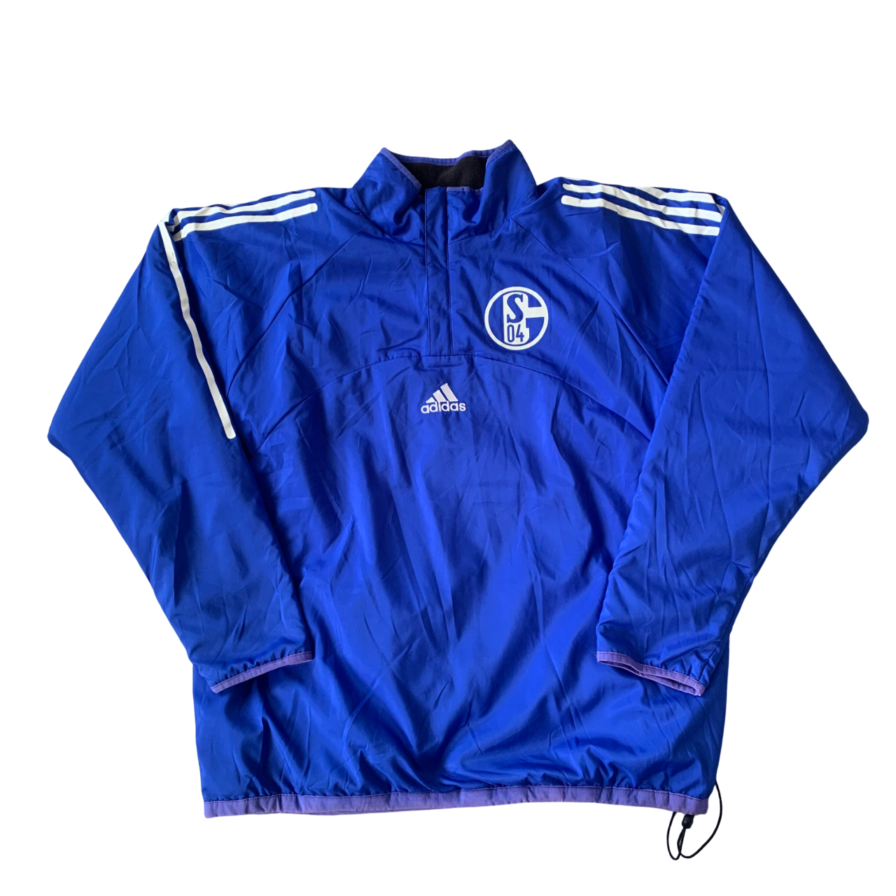 FC Schalke 04 Fleece Pullover 2002/03 'reversible' (M) Adidas