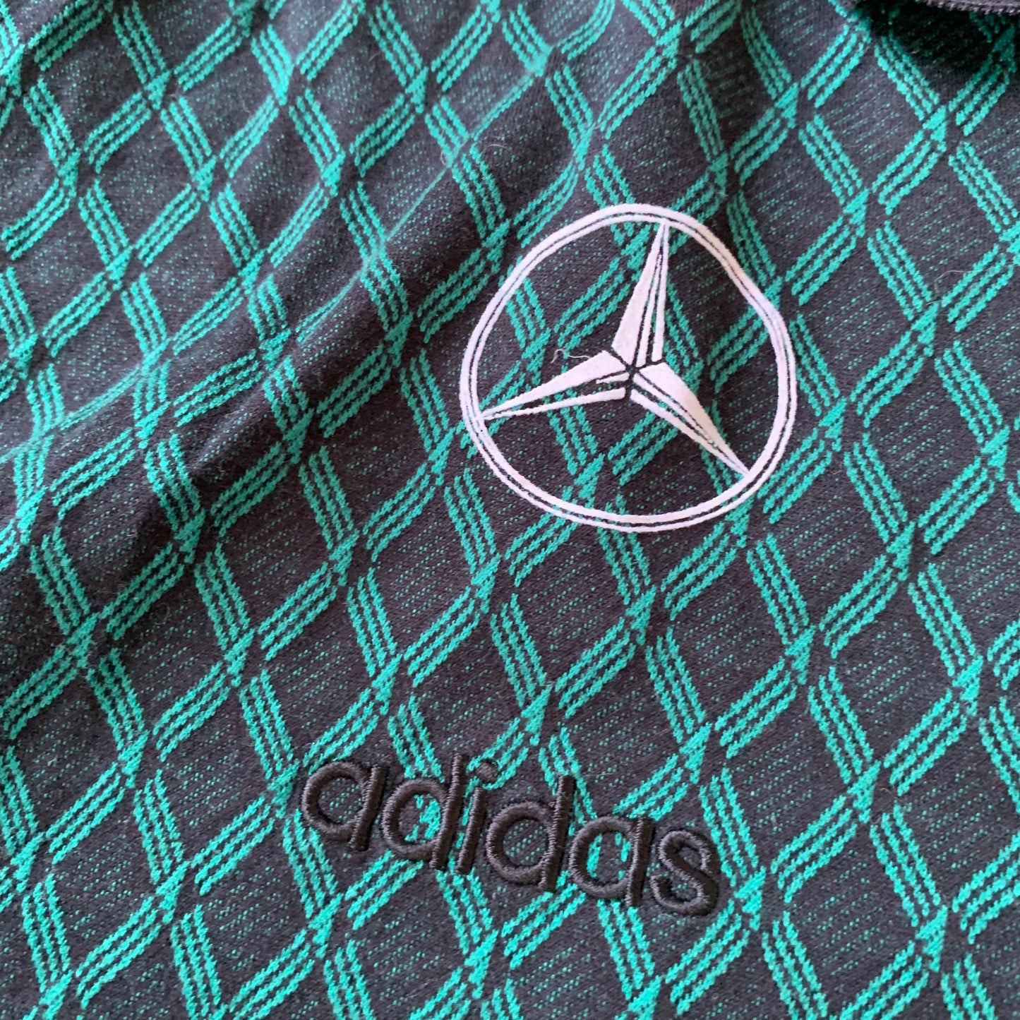DFB Deutschland Polo Shirt 'Keine Macht den Drogen' 90s (M) Adidas