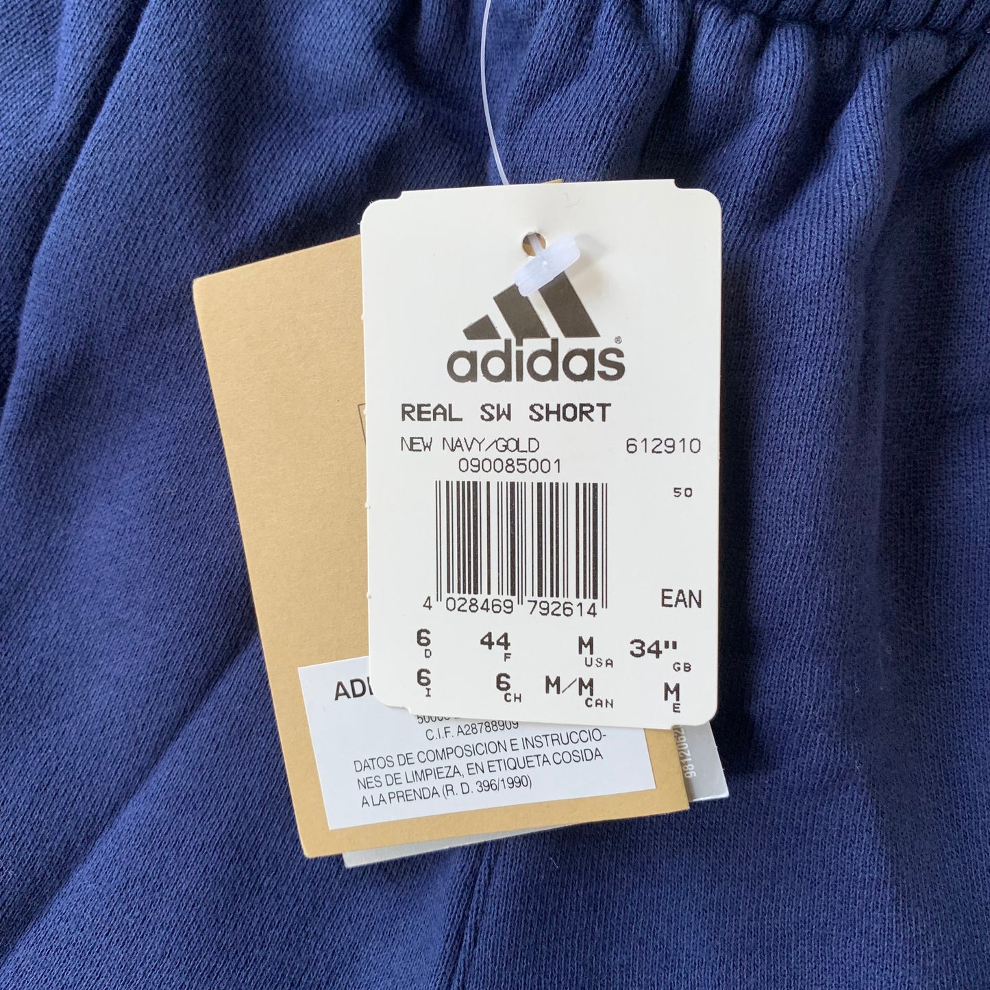 Real Madrid Shorts 1998/99 BNWT (M) Adidas