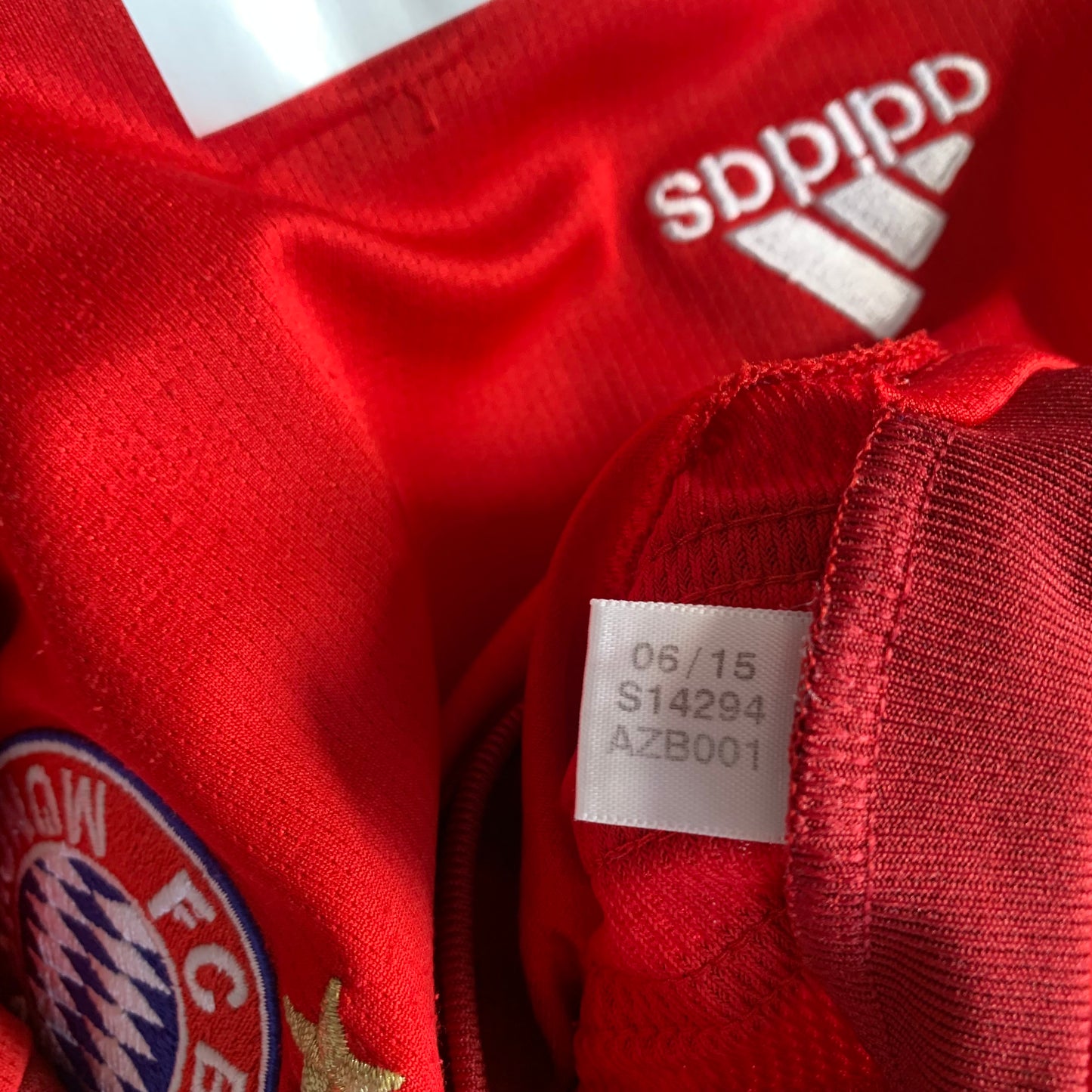 FC Bayern München Trikot 2015/16 Heim #12 (S) Adidas