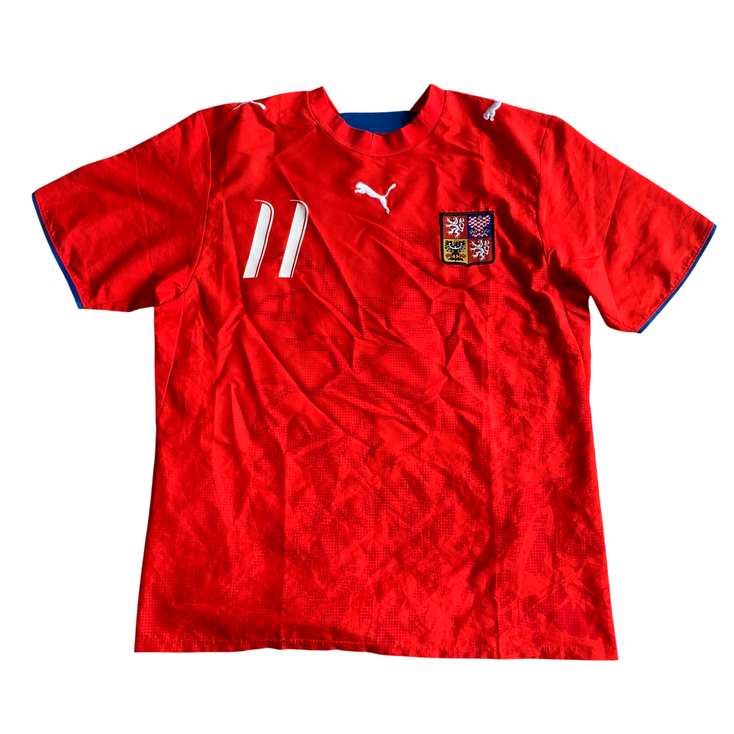 Tschechien Trikot 2006 Heim Nedved #11 (L) Puma