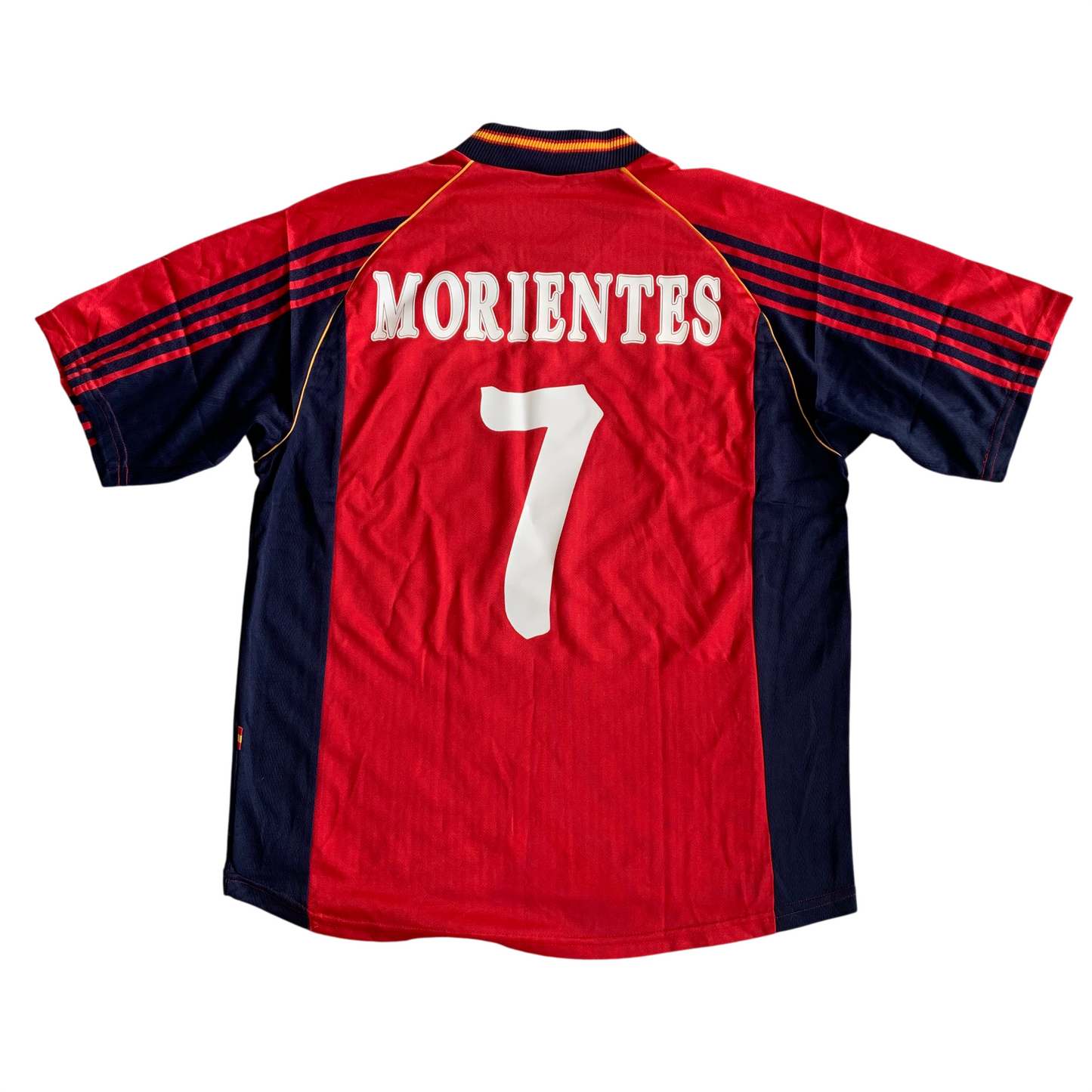 Spanien Trikot WM 1998 Heim Morientes #7 (L) Adidas