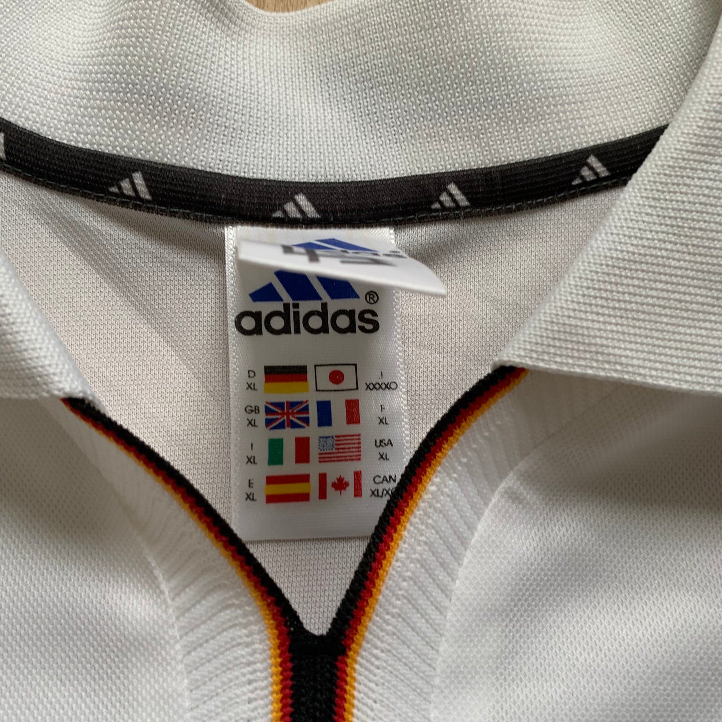 DFB Deutschland Trikot EM 2000 Heim Kadersigniert (XL) Adidas