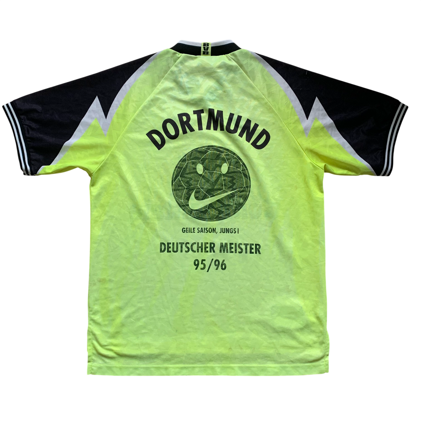 Borussia Dortmund Trikot 1995/96 Heim Sondertrikot Deutscher Meister (L) Nike