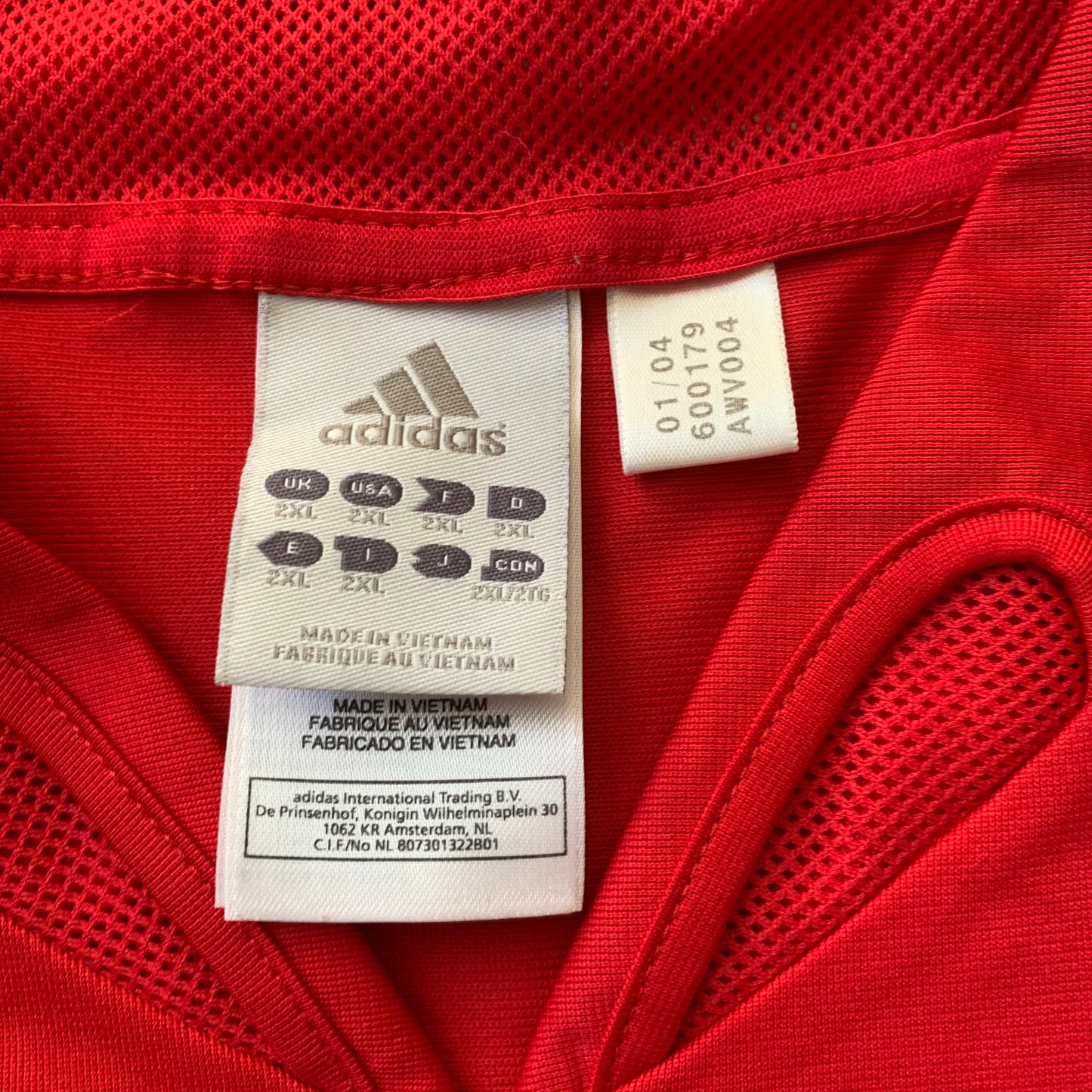 Spanien Trikot EM 2004 Heim (XXL) Adidas