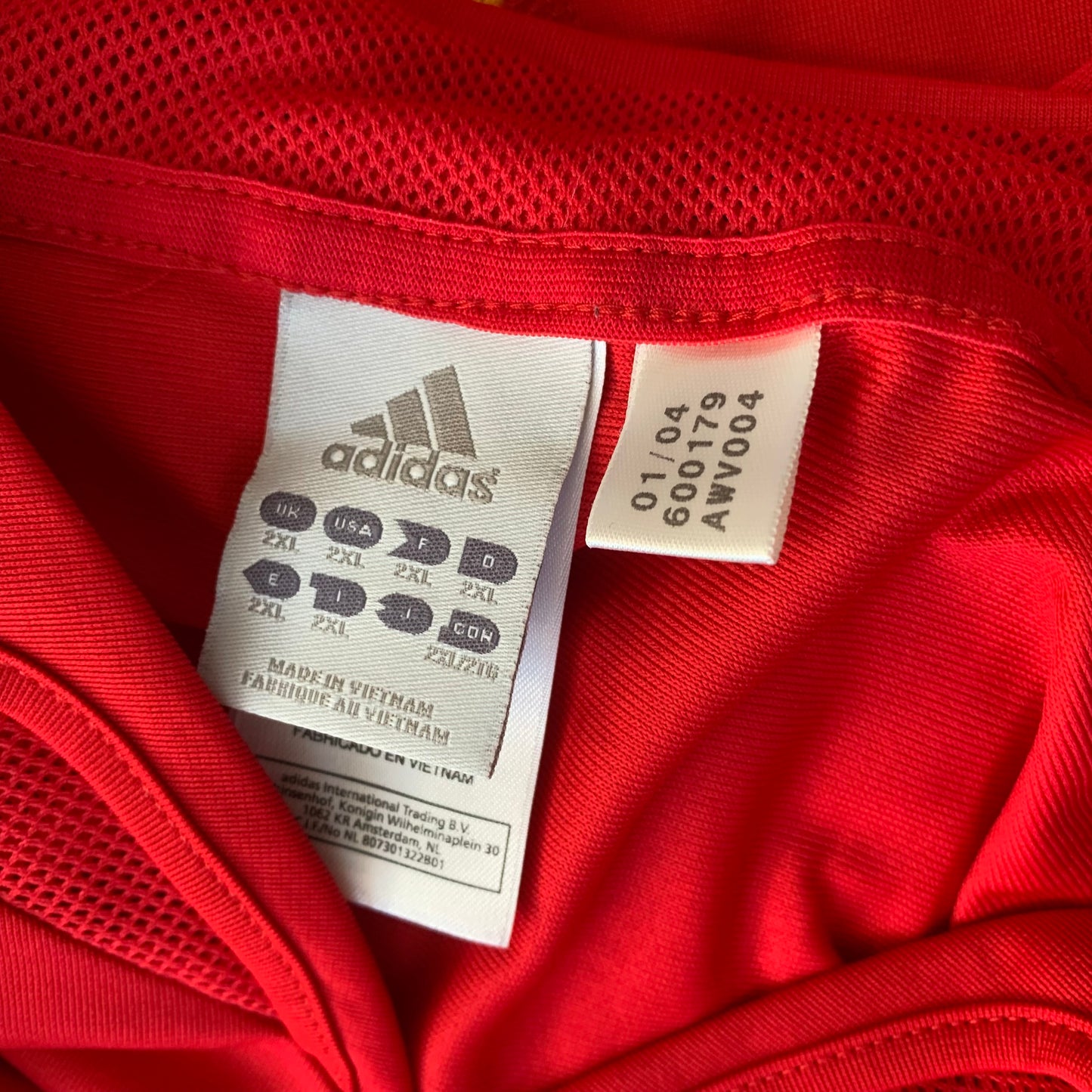 Spanien Trikot EM 2004 Heim (XXL) Adidas