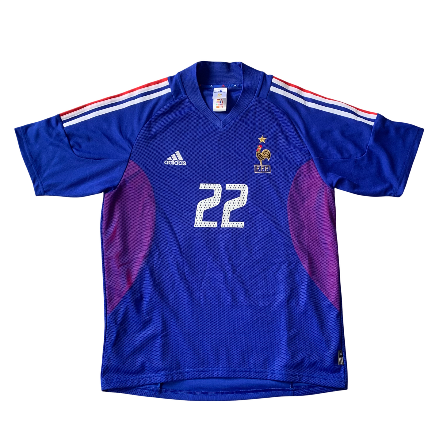 Frankreich Trikot WM 2002 Heim Micoud #22 (M) Adidas