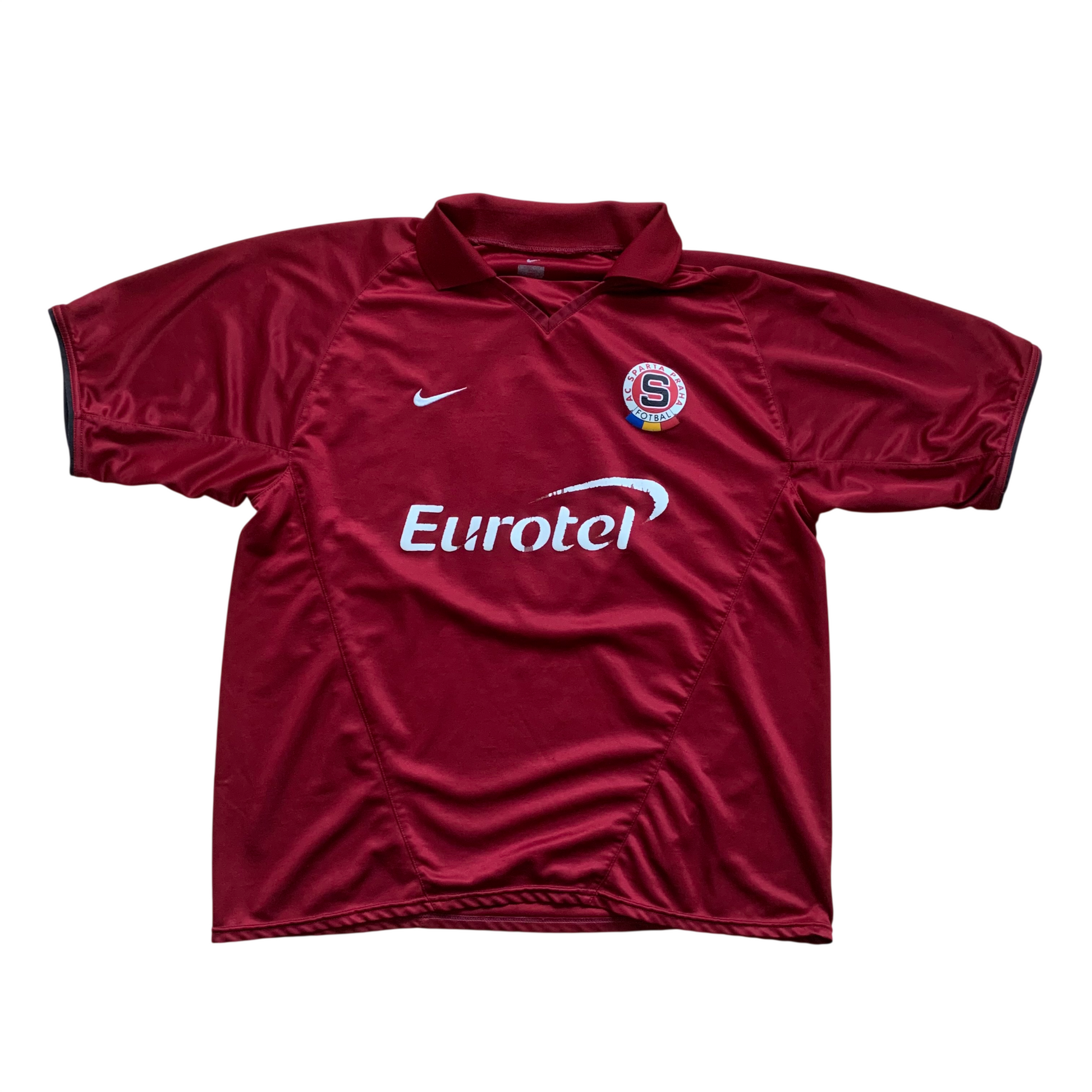 Sparta Prag Trikot 2003/04 Heim Poborsky #8 (L) Nike